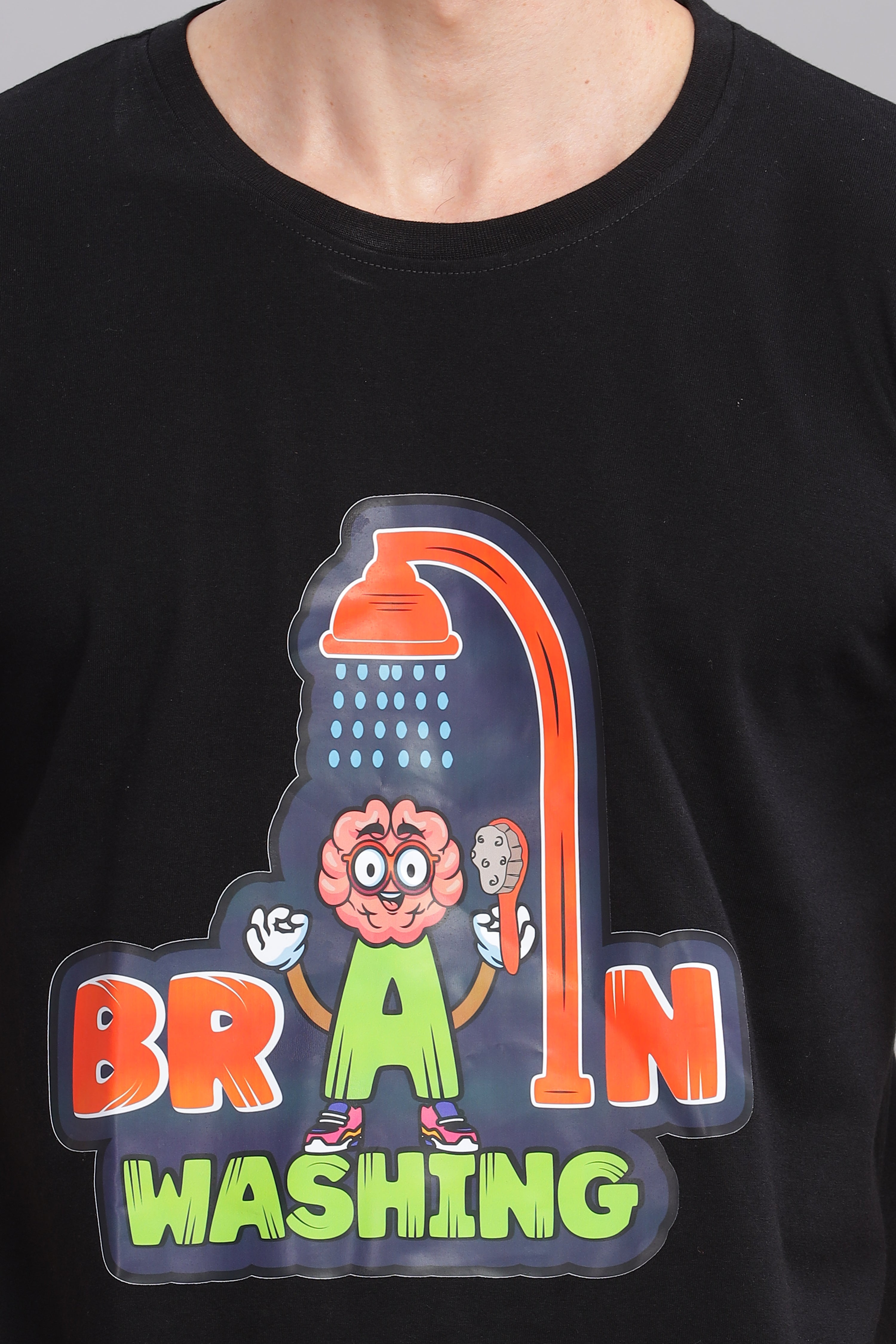 Black - Brian Wash Cool Printed T-shirt