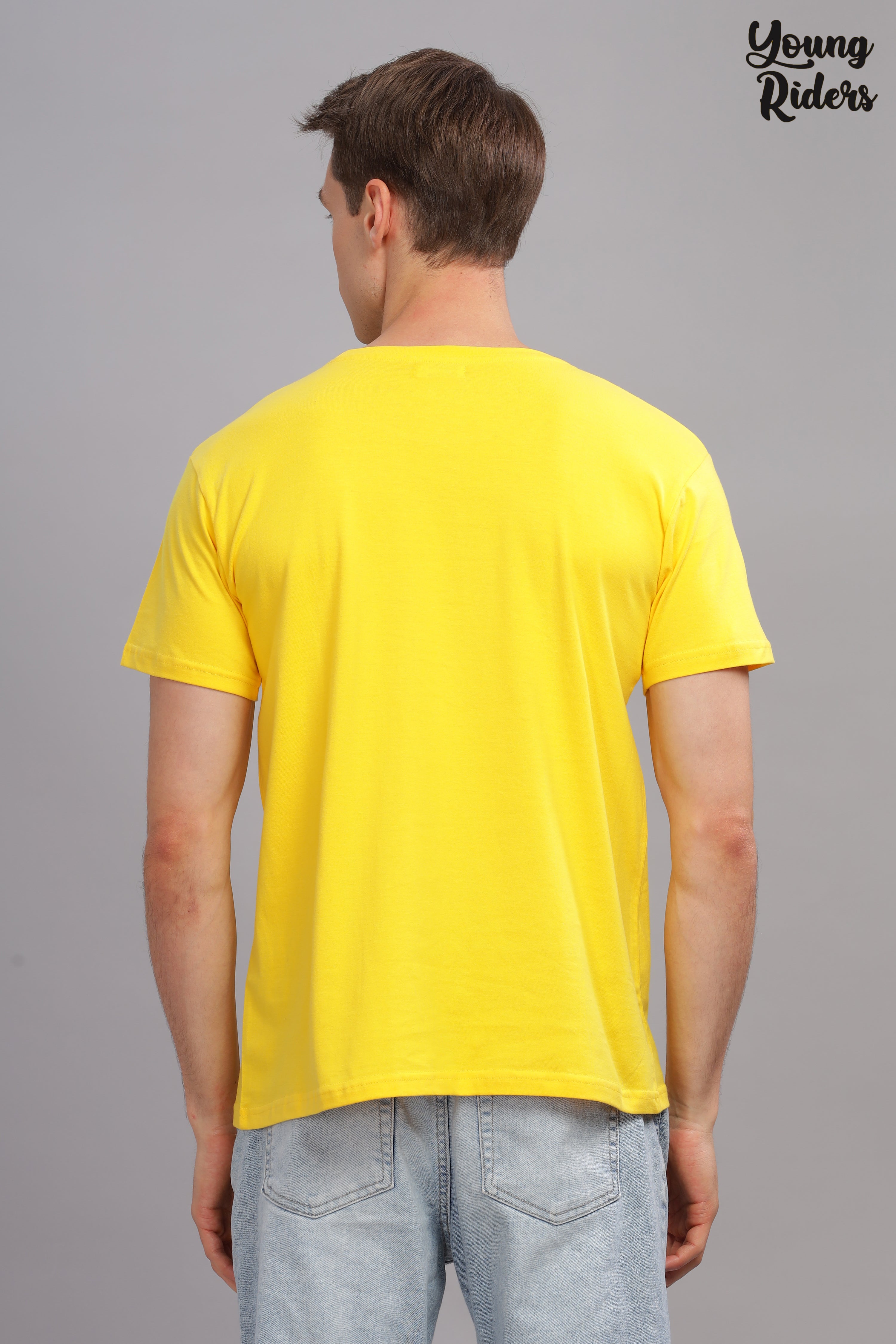 Yellow - Demon Printed T-shirt