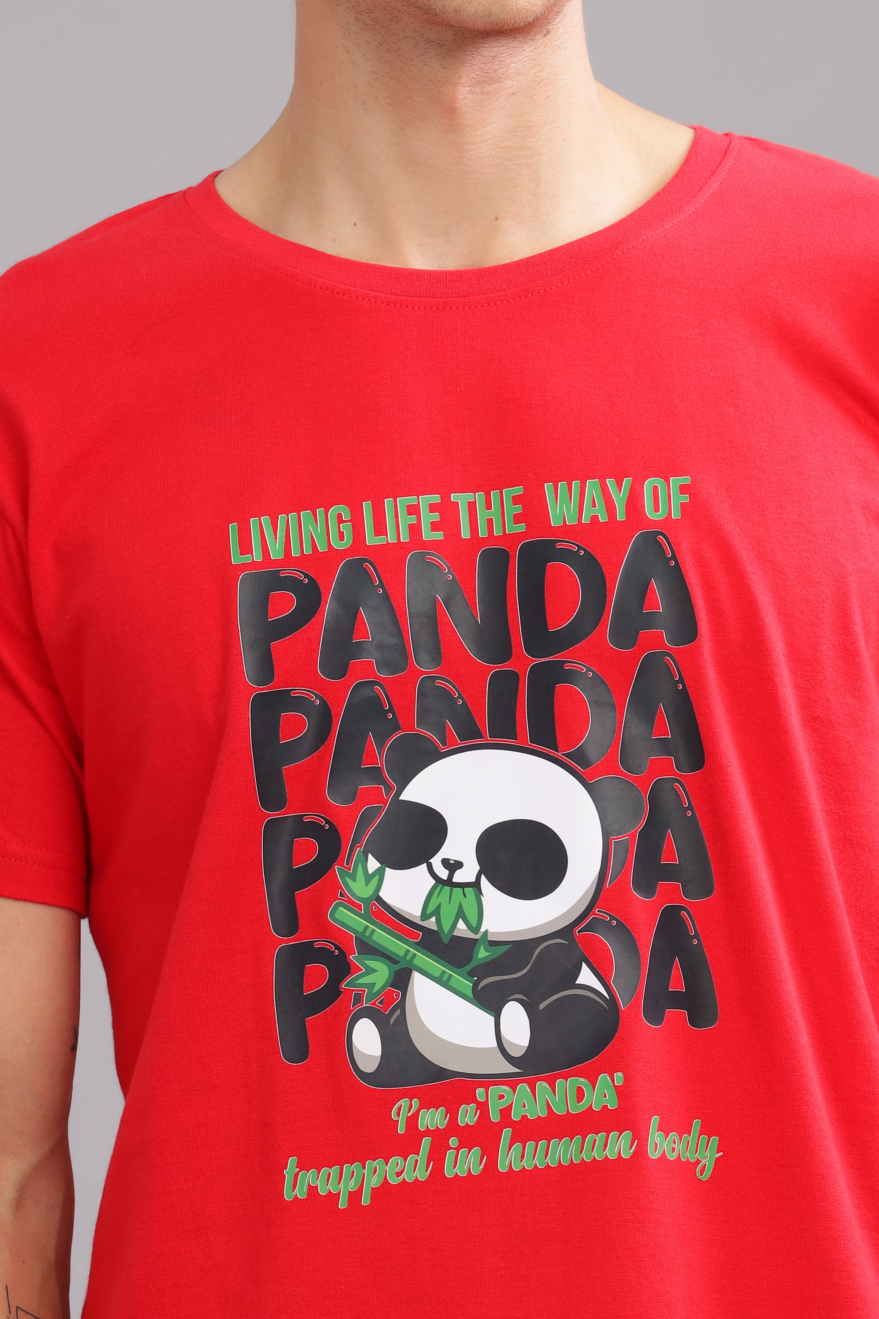 Red-Panda Printed T-shirt