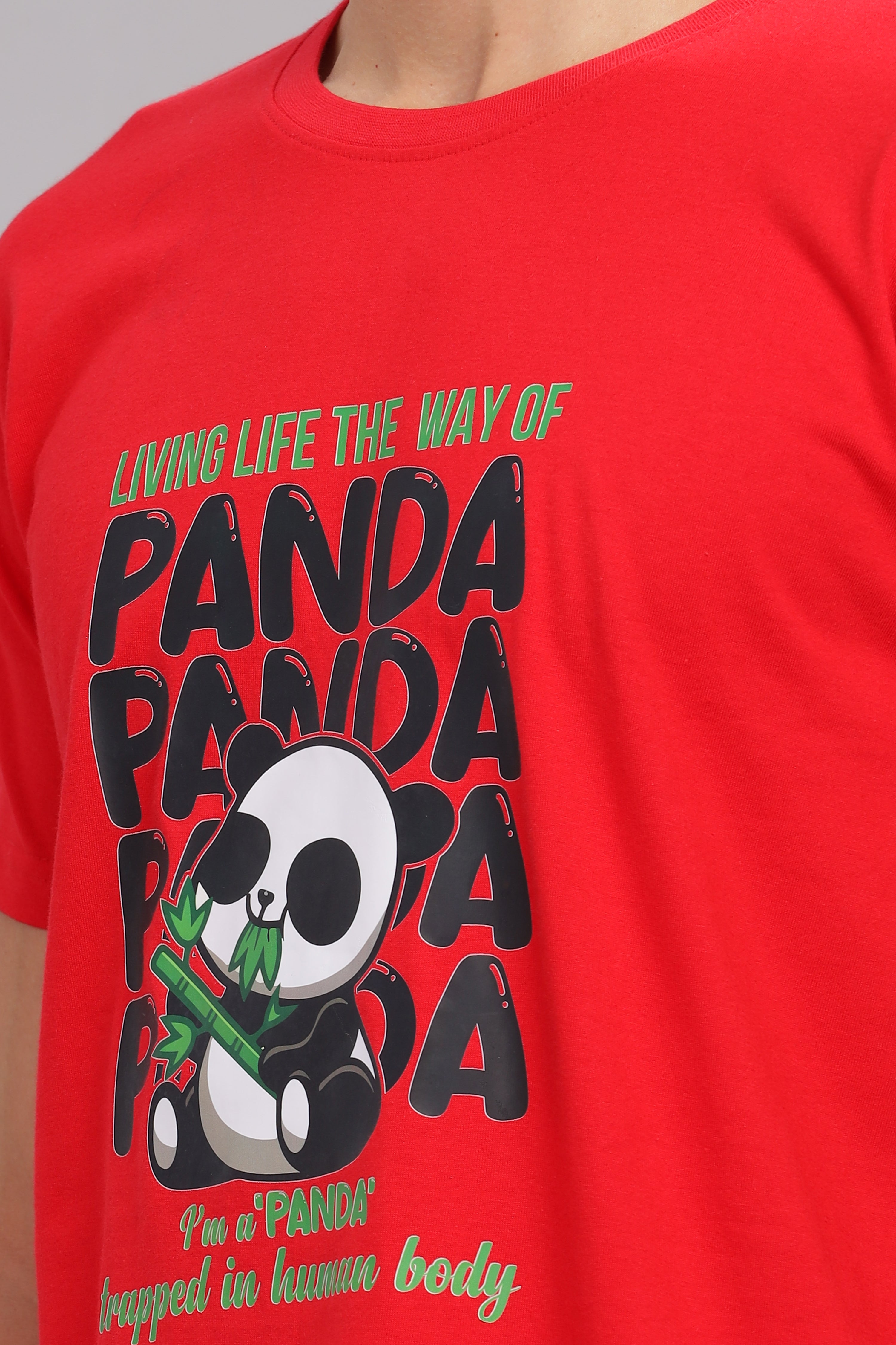 Red-Panda Printed T-shirt