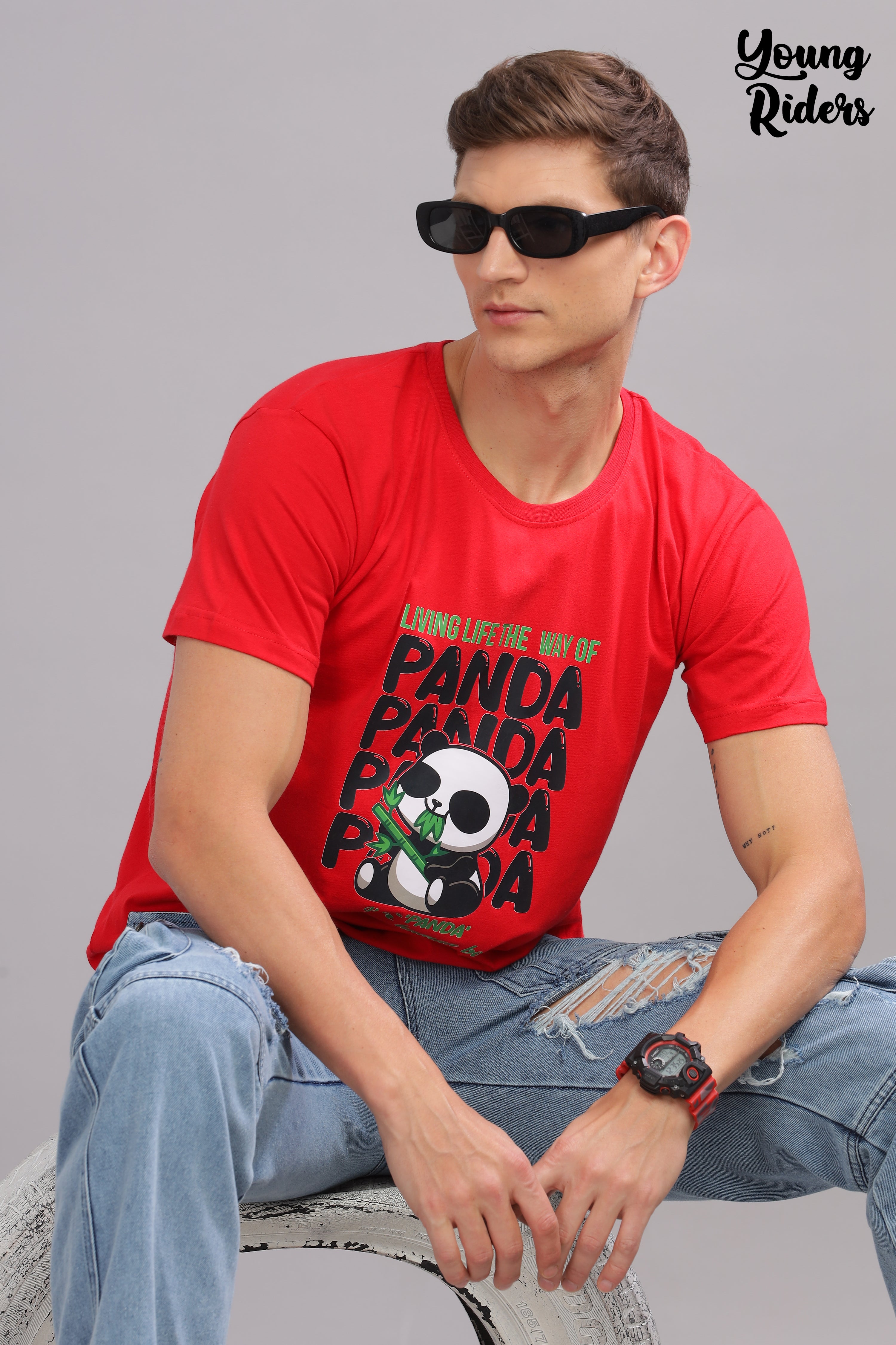 Red-Panda Printed T-shirt