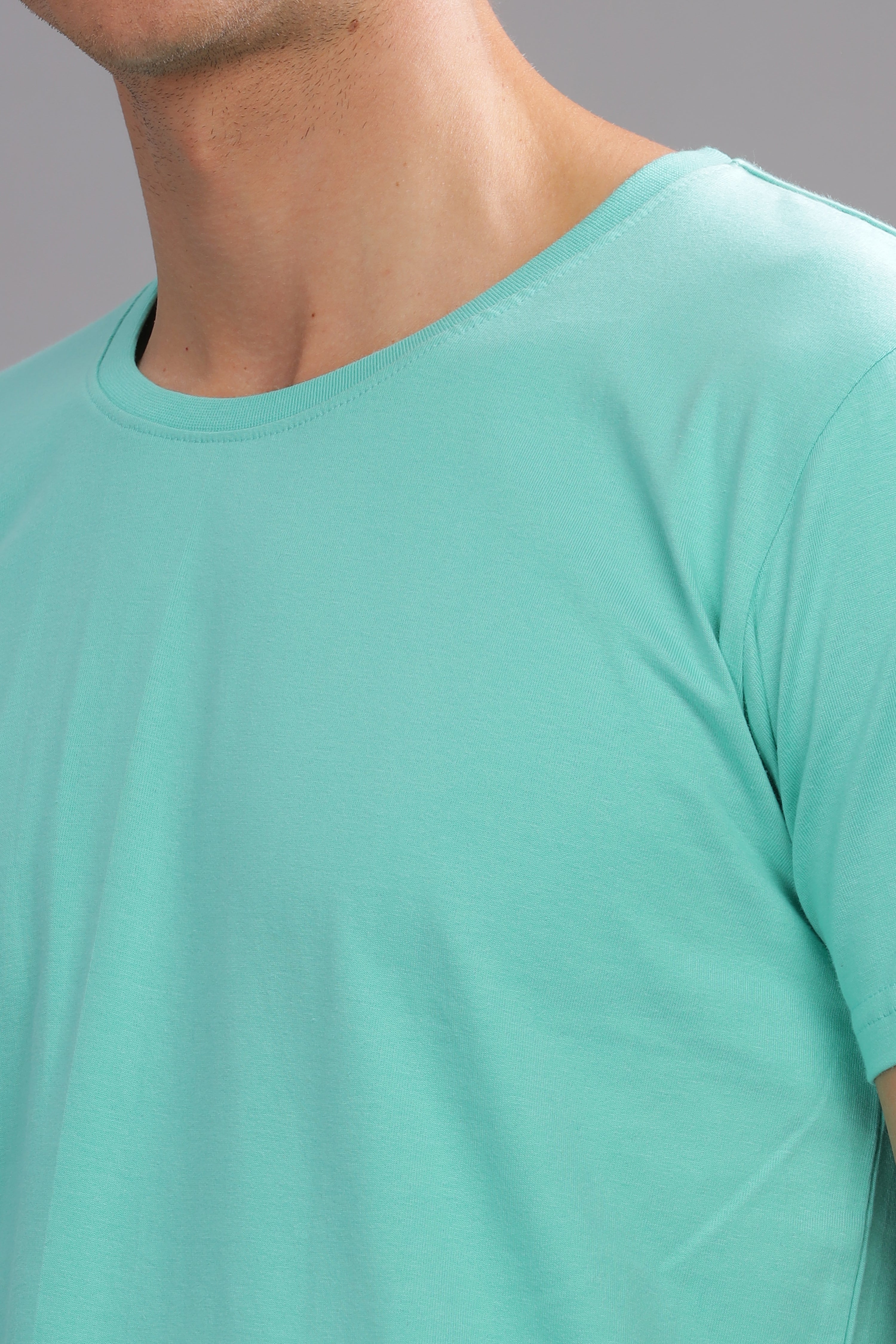 Tiffany Blue Plain Regular T-Shirt