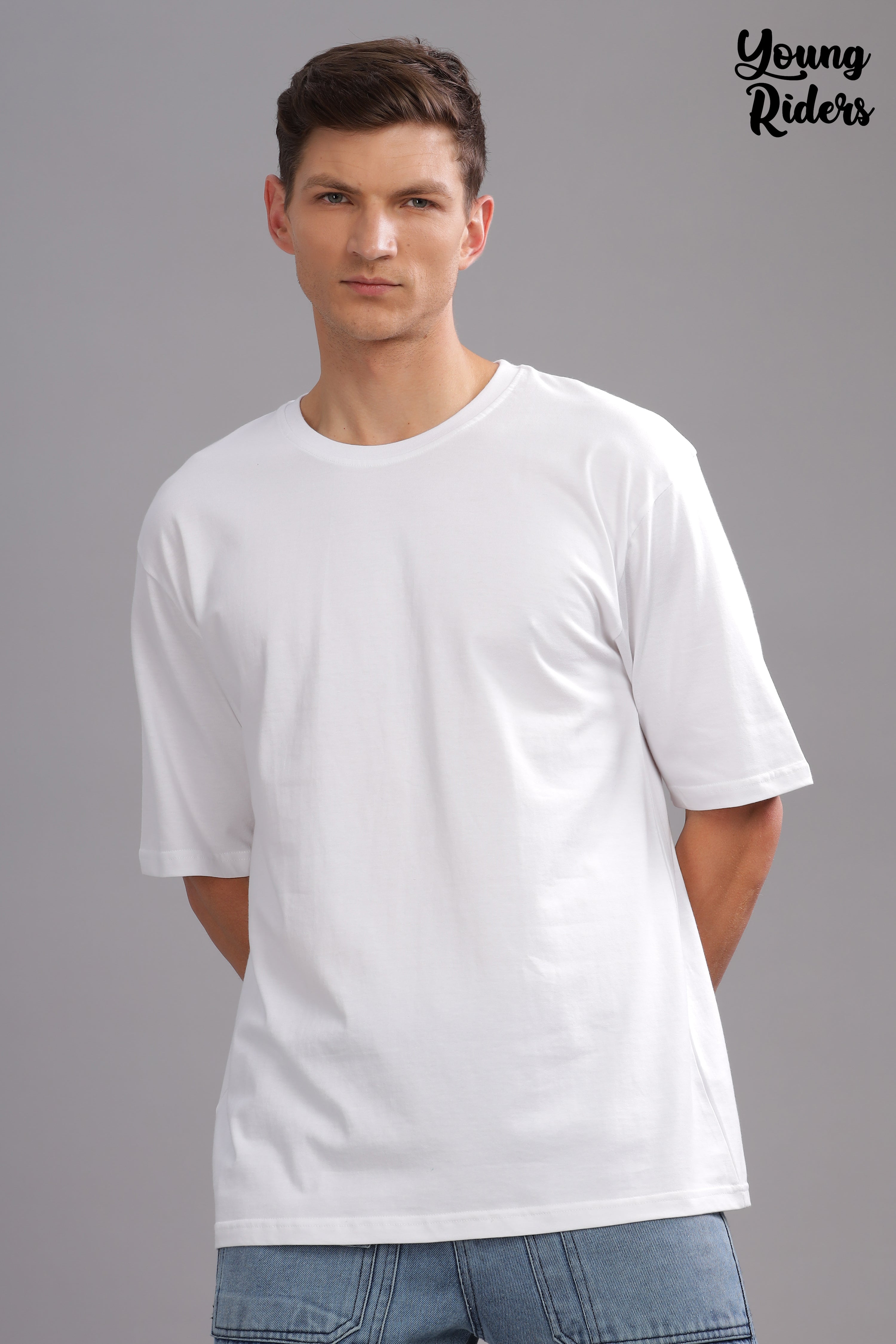 White Plain Oversized T-Shirt