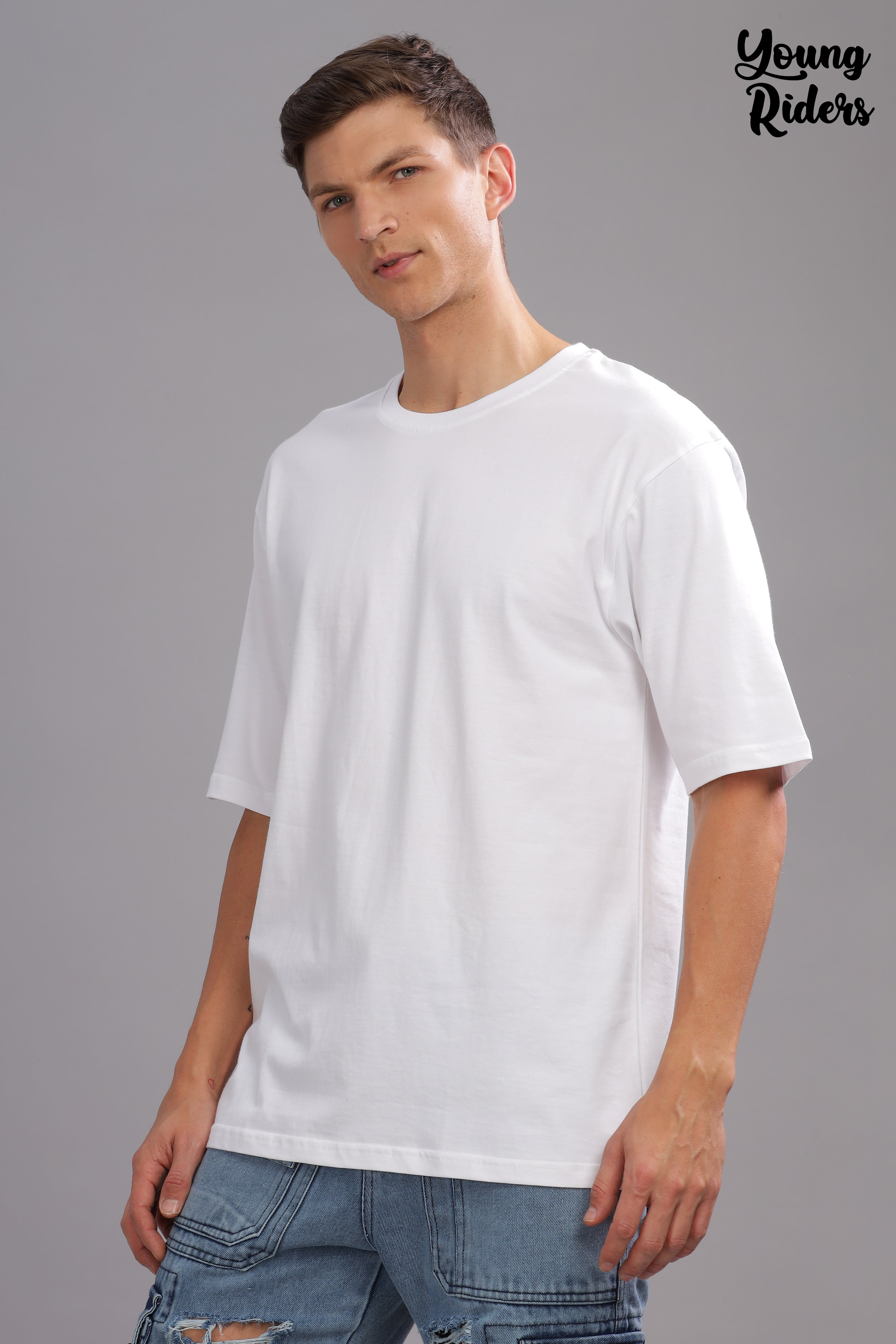 White Plain Oversized T-Shirt