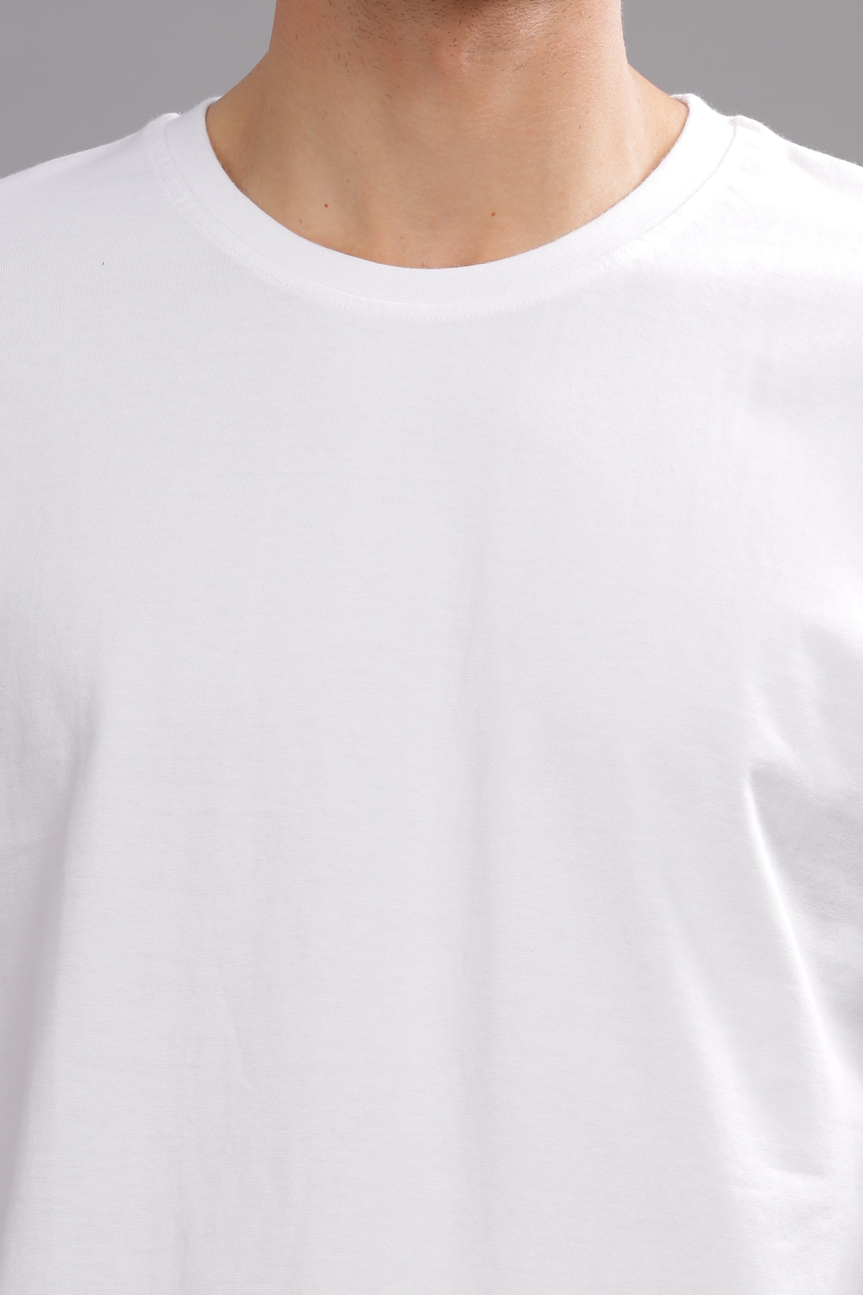 White Plain Oversized T-Shirt