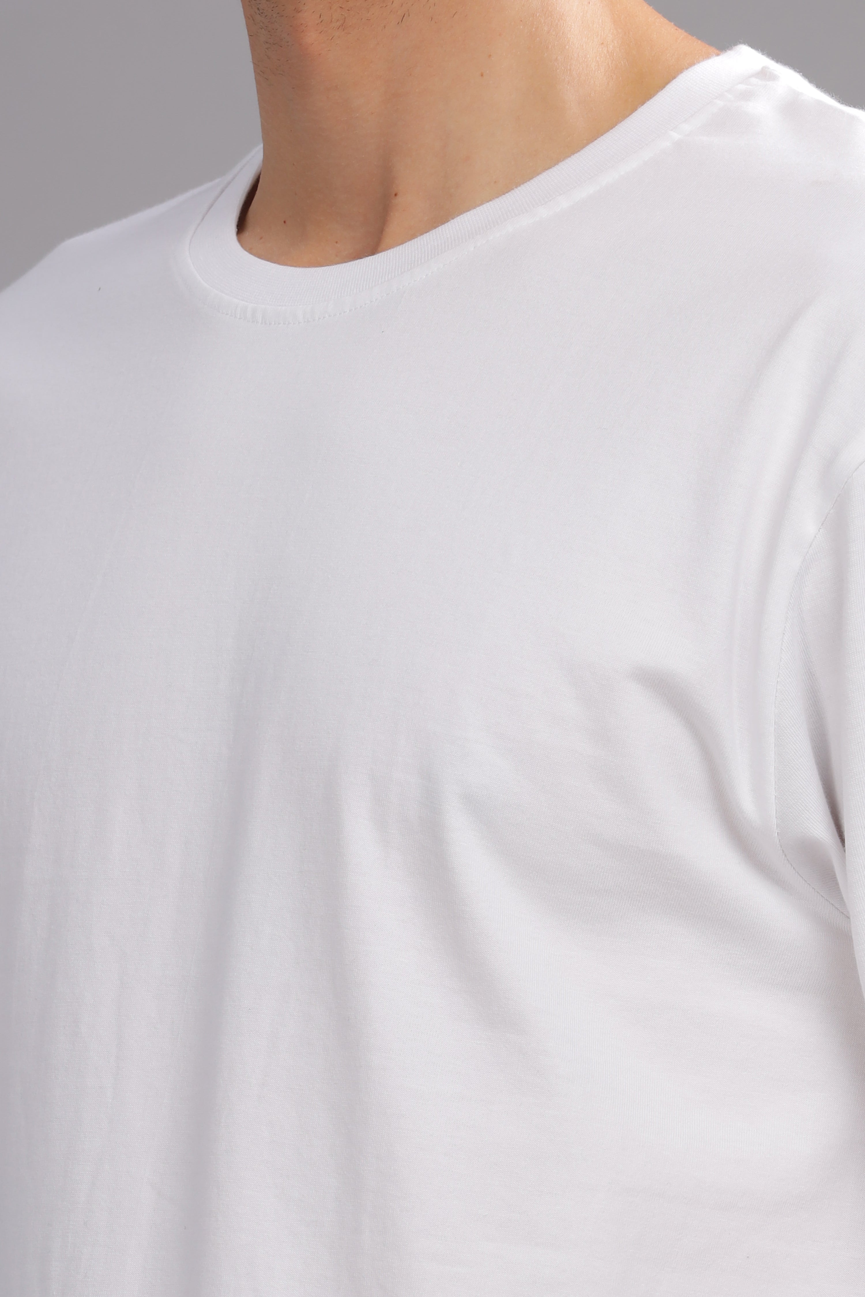 White Plain Oversized T-Shirt