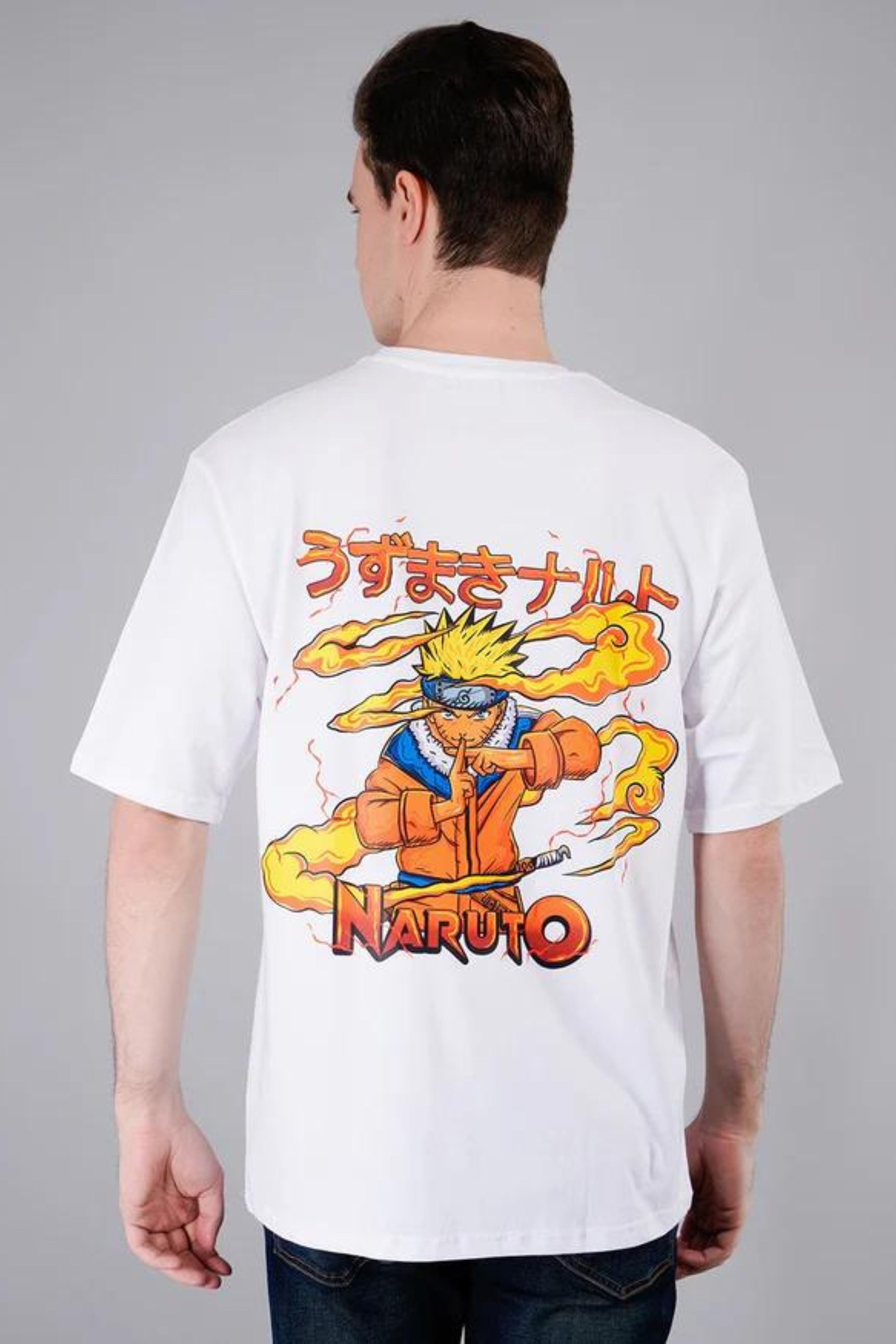 Naruto Anime Printed Oversize T-Shirt