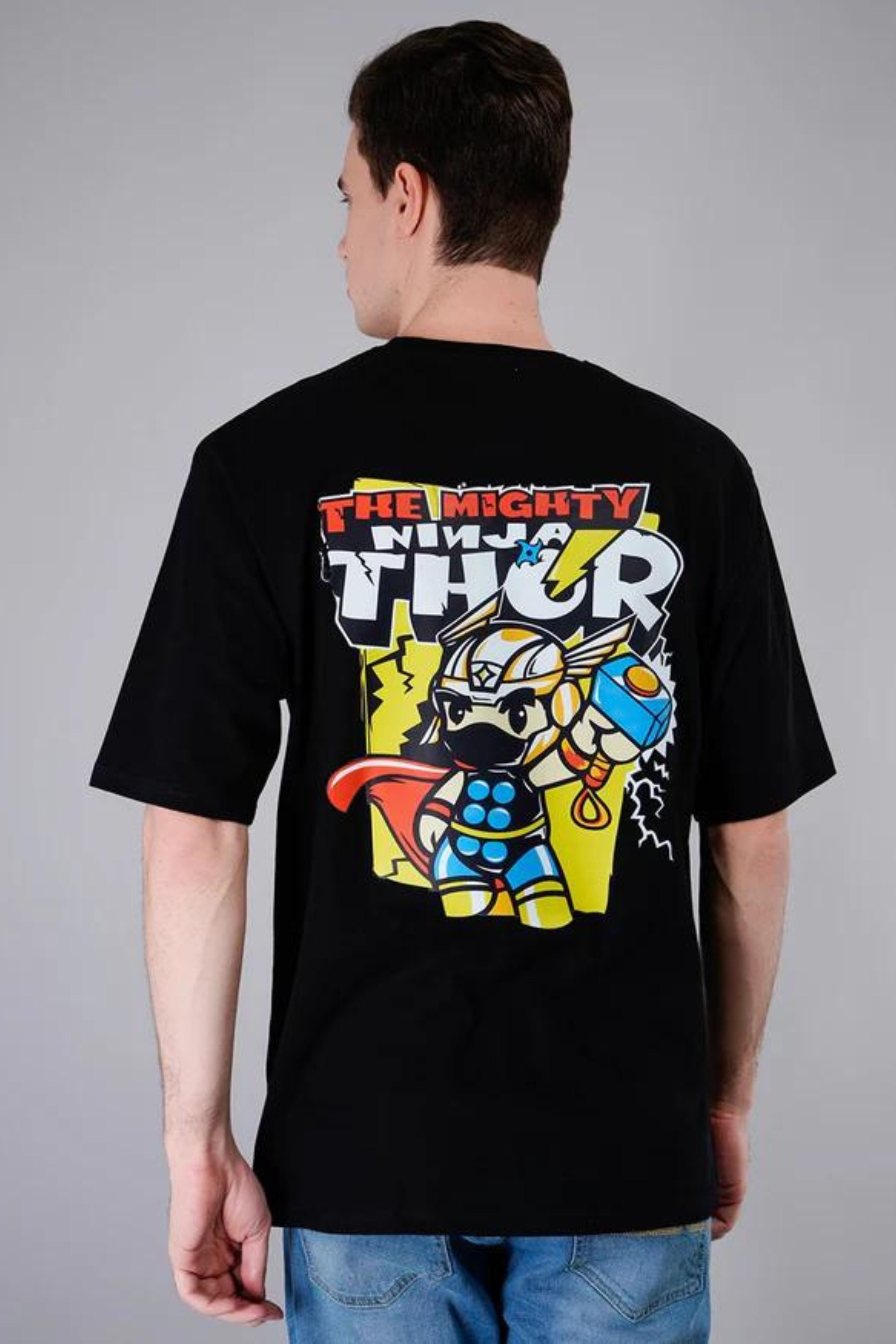 The Mighty Ninja Thor Printed T-Shirt