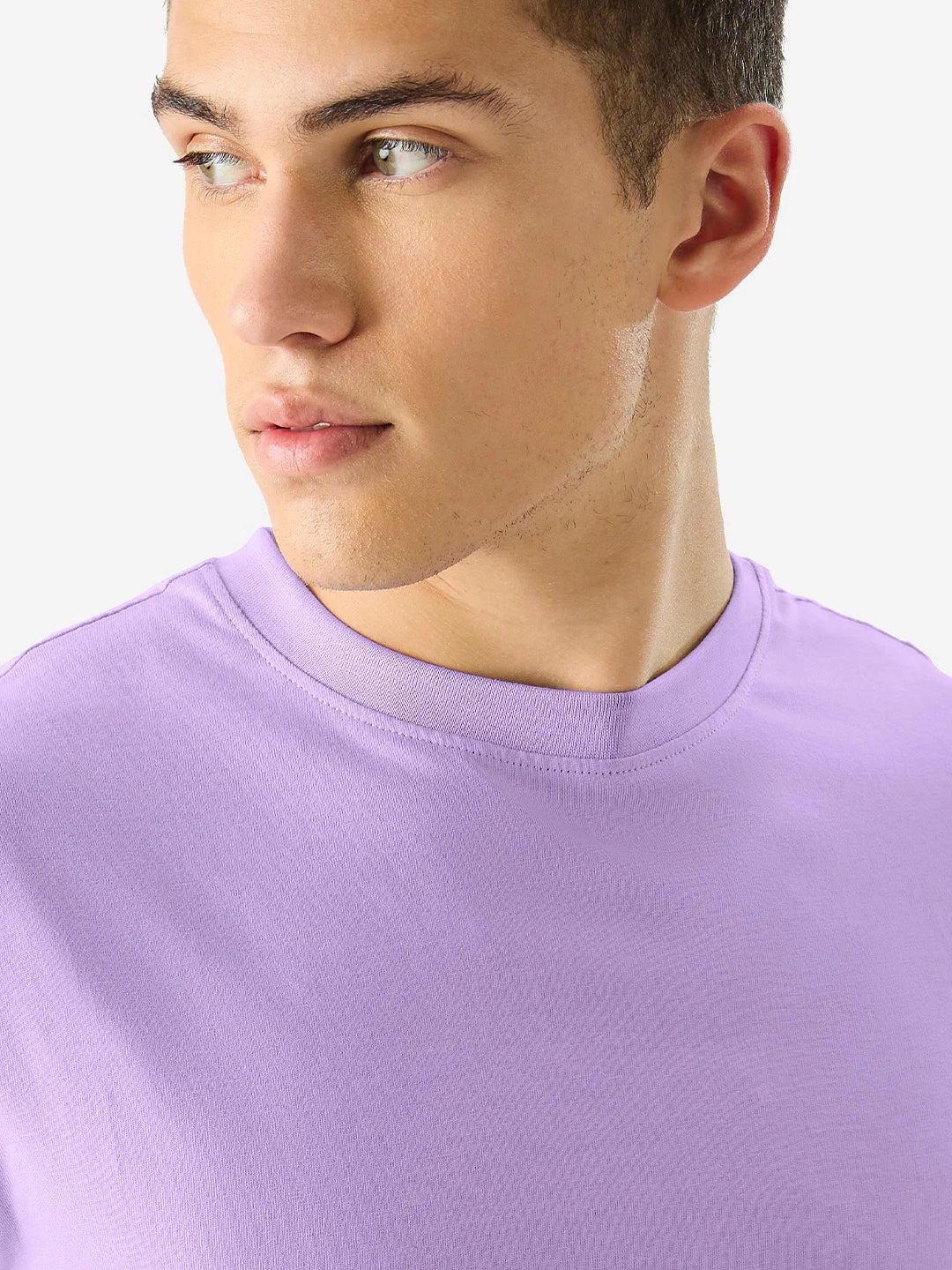 French Lilac Plain T-Shirt