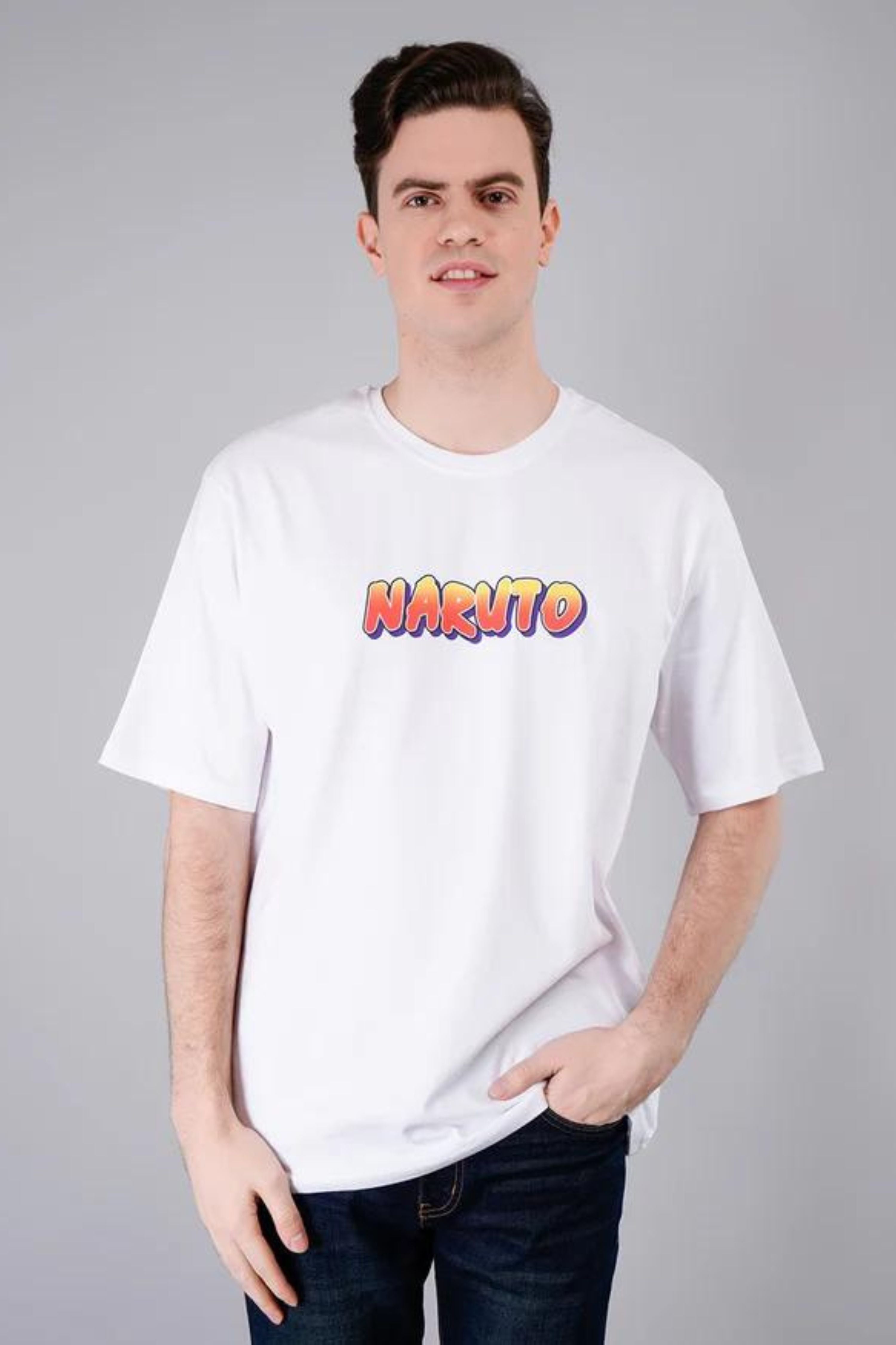 Naruto Anime Printed Oversize T-Shirt