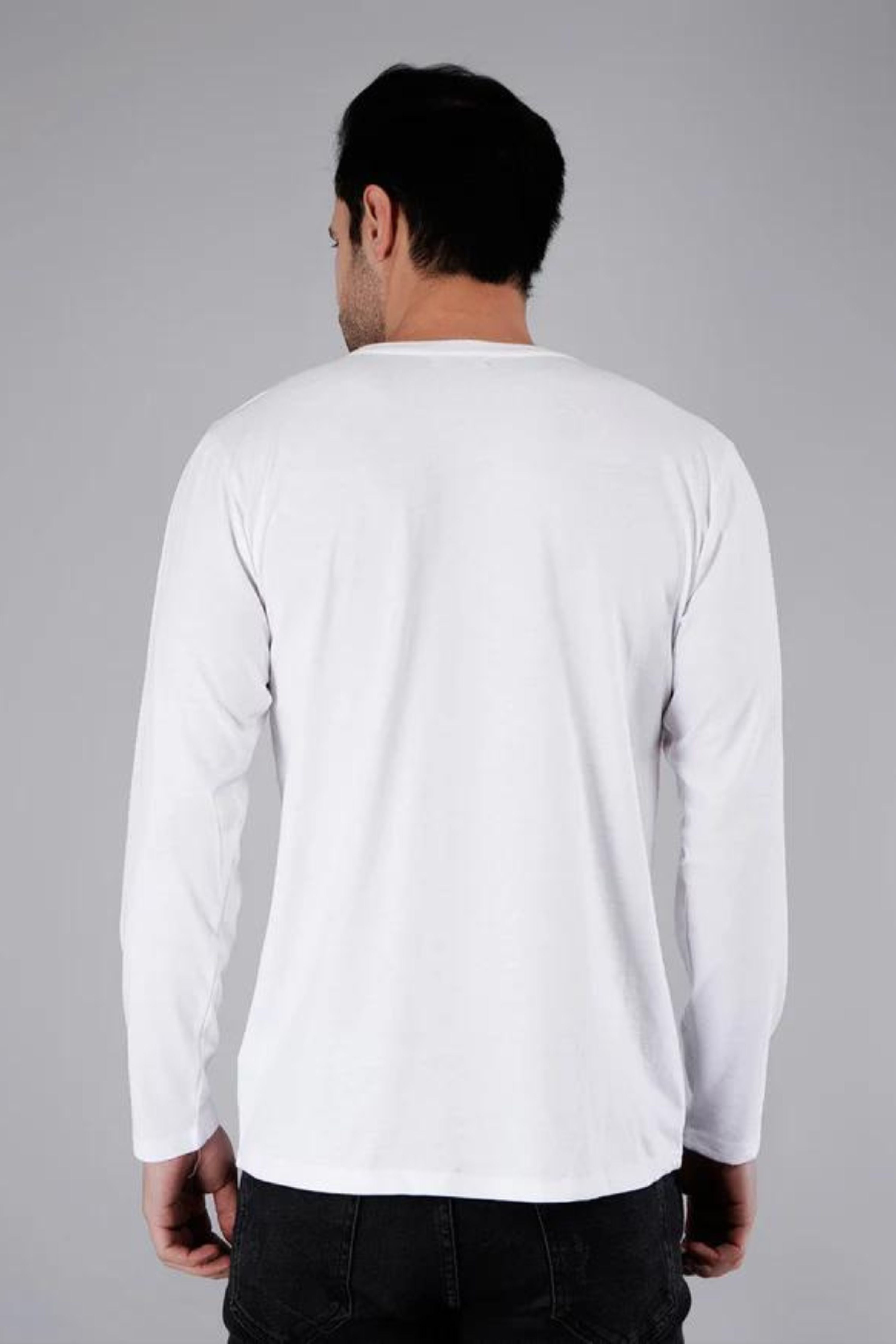 White Plain T-Shirt-2