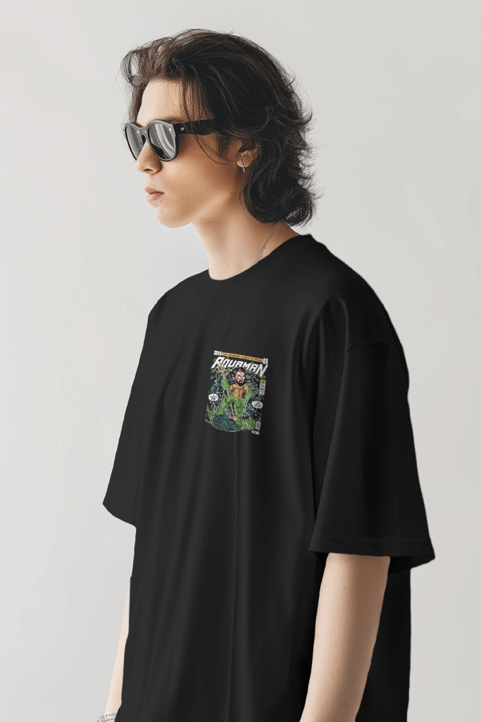 Aquaman Oversized Printed T-shirt