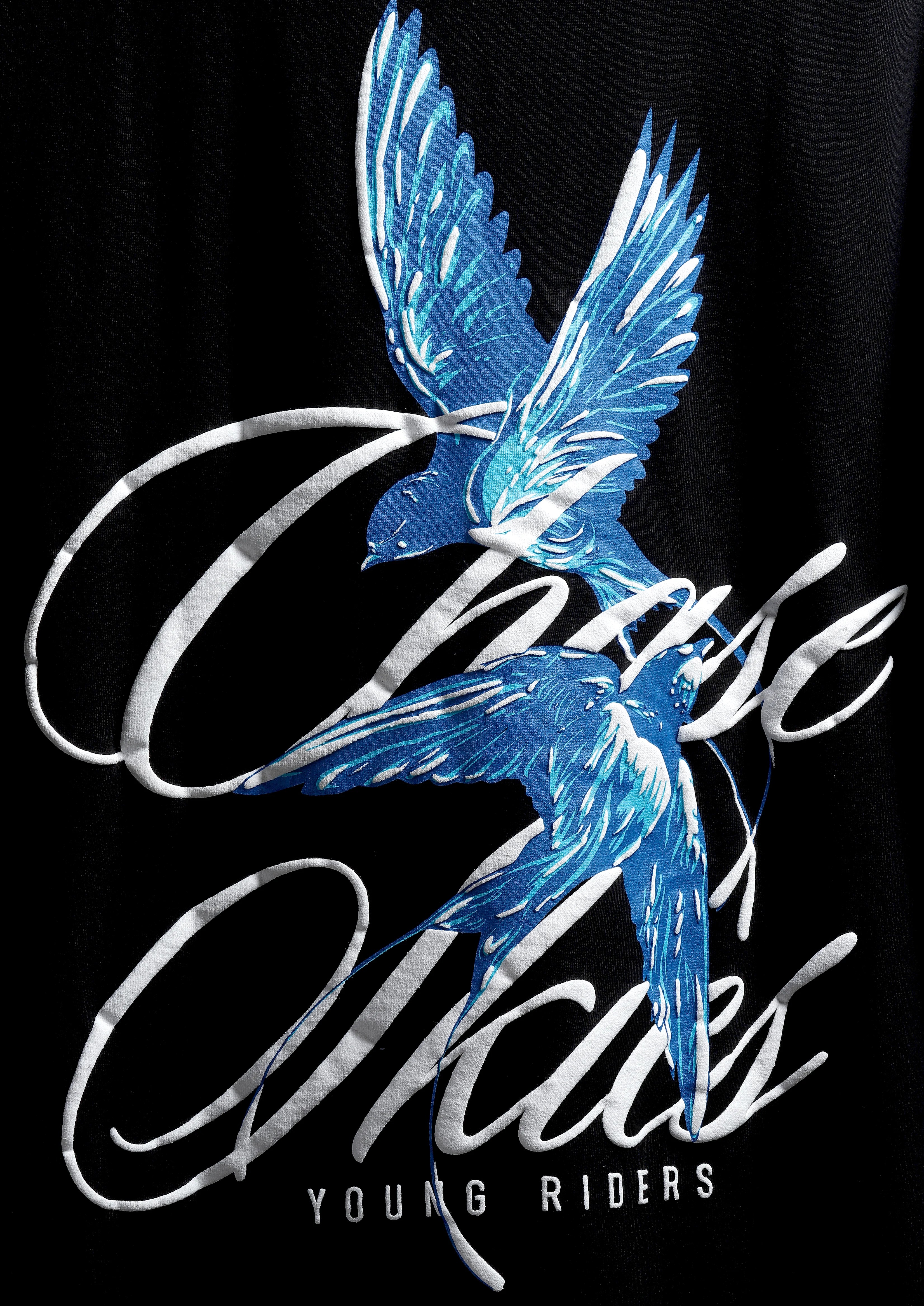 Black Wings of Rebellion – Oversized Unisex T Shirt