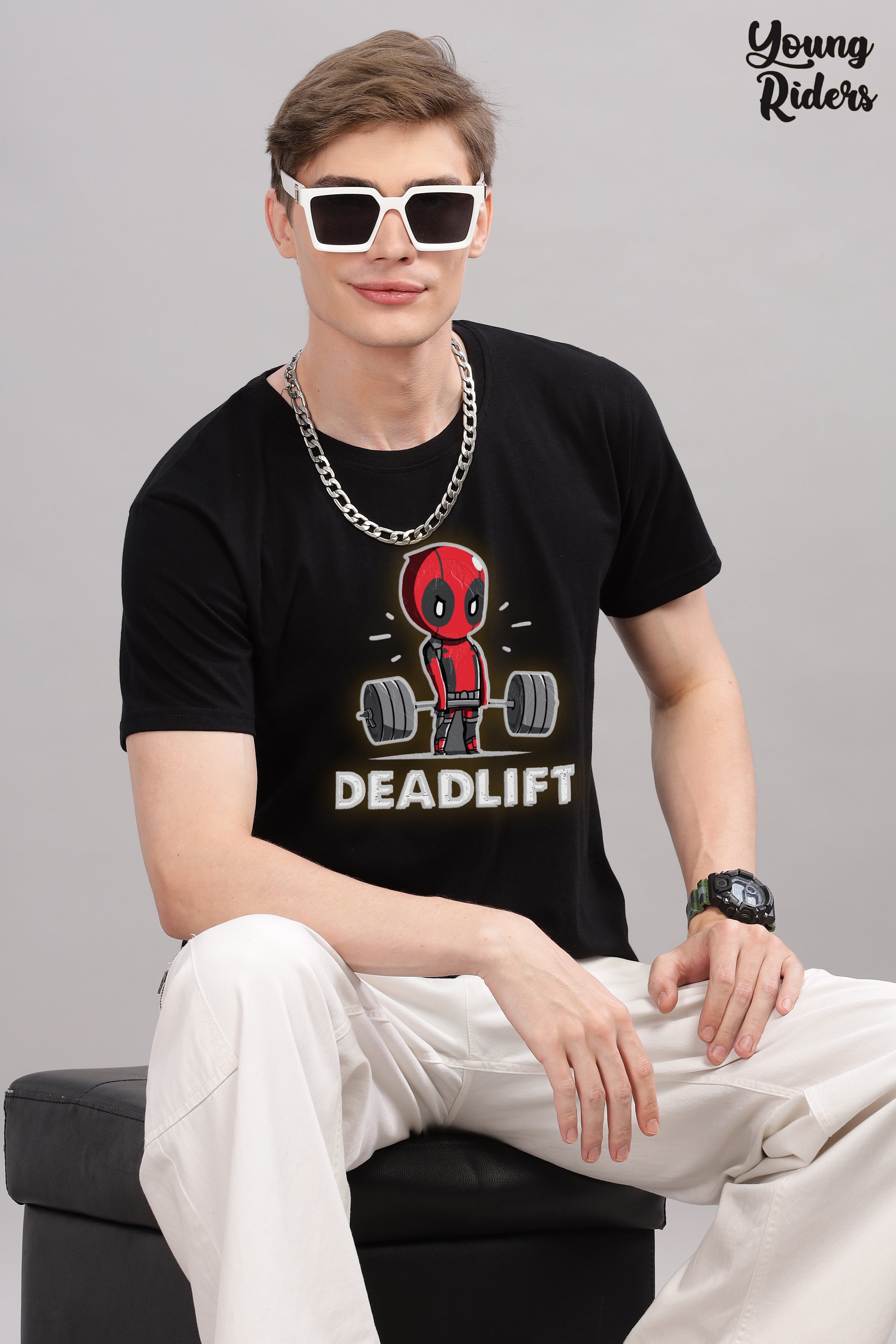 Deadlift Printed T-Shirt-2