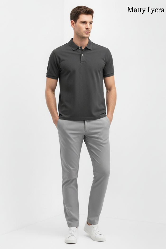 Dark Grey Polo T-shirt