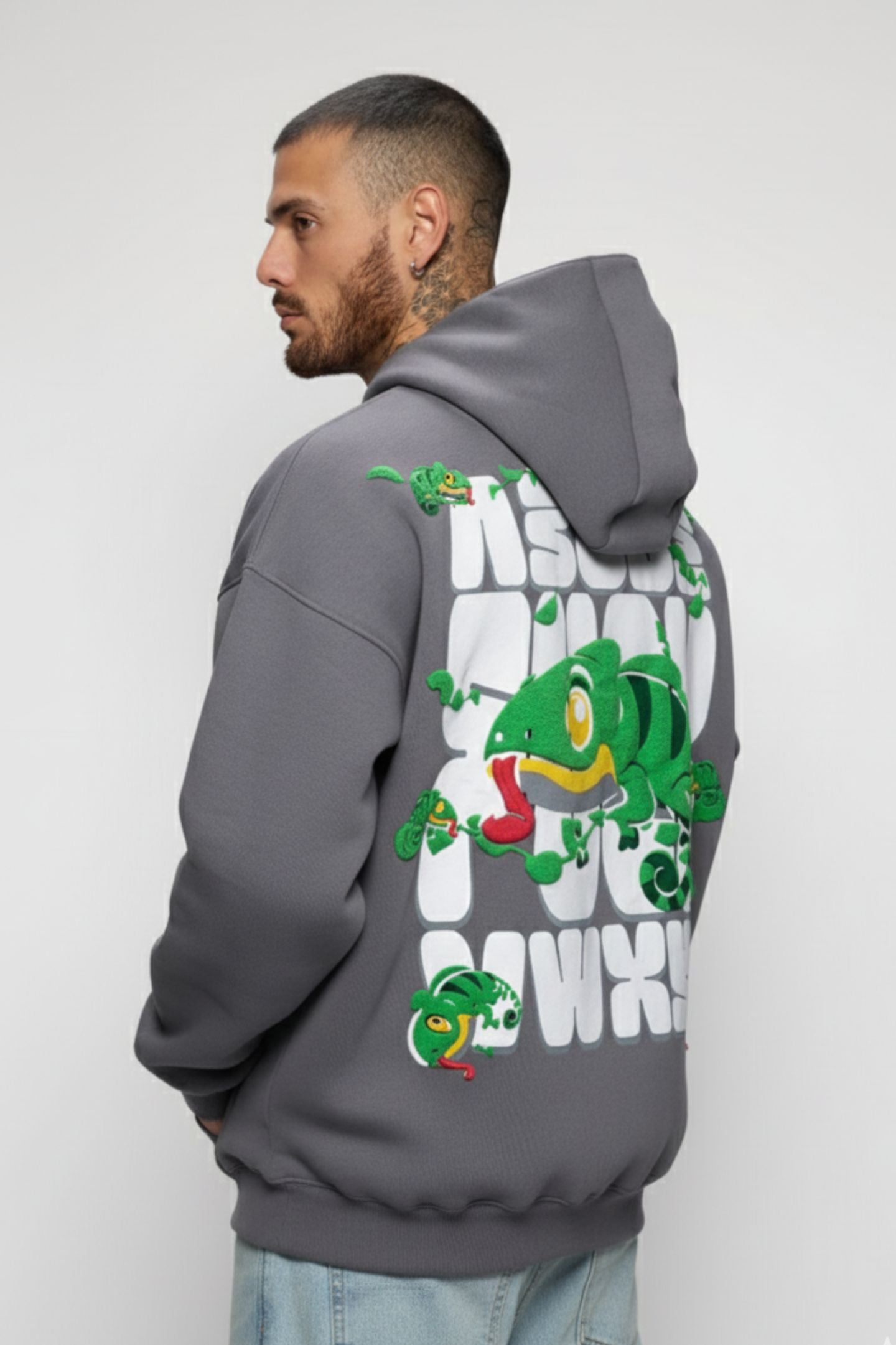 Forest Vibe Chameleon Hoodie for Men