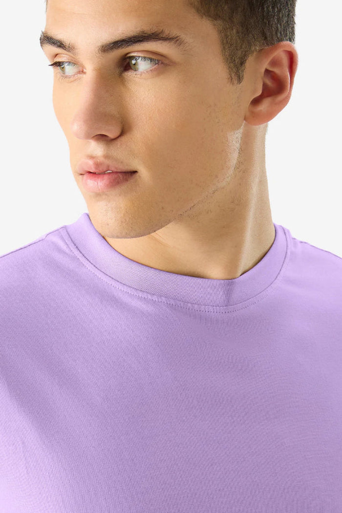 French Lilac Plain T-Shirt