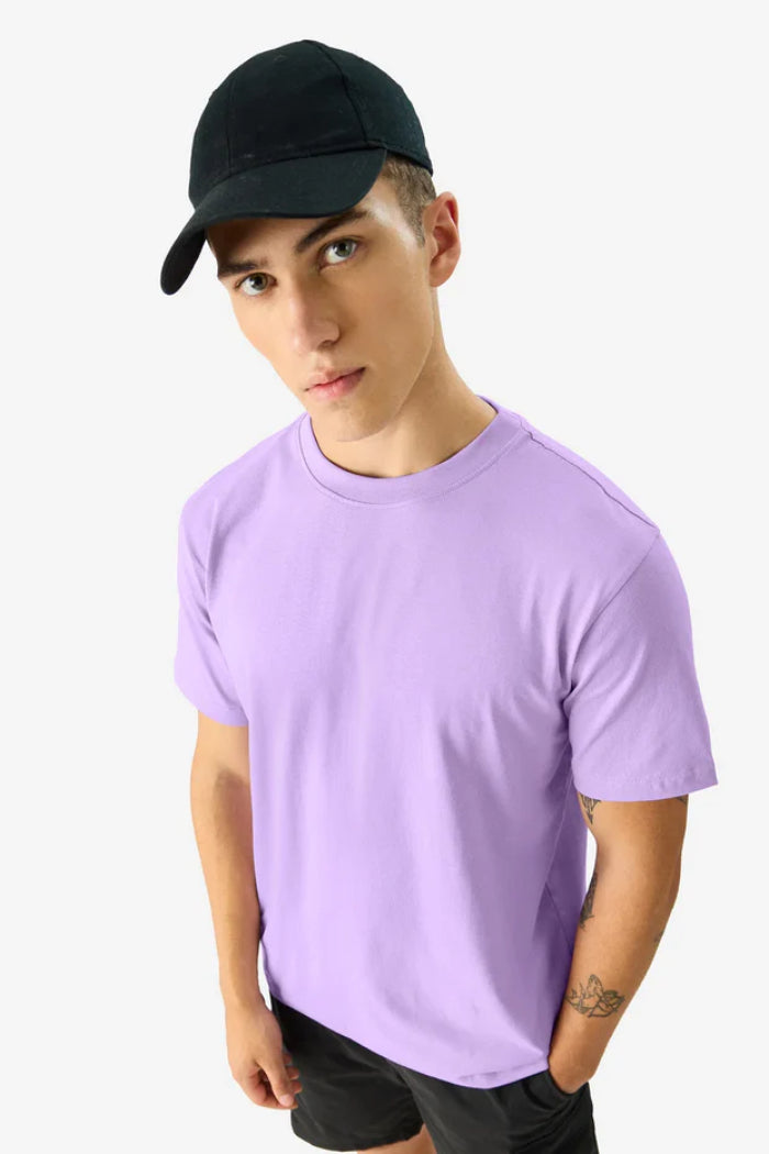 French Lilac Plain T-Shirt