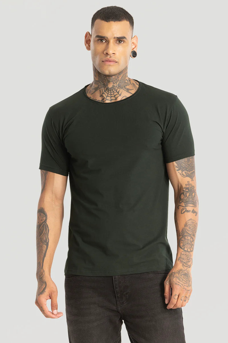 Green Plain T-Shirt