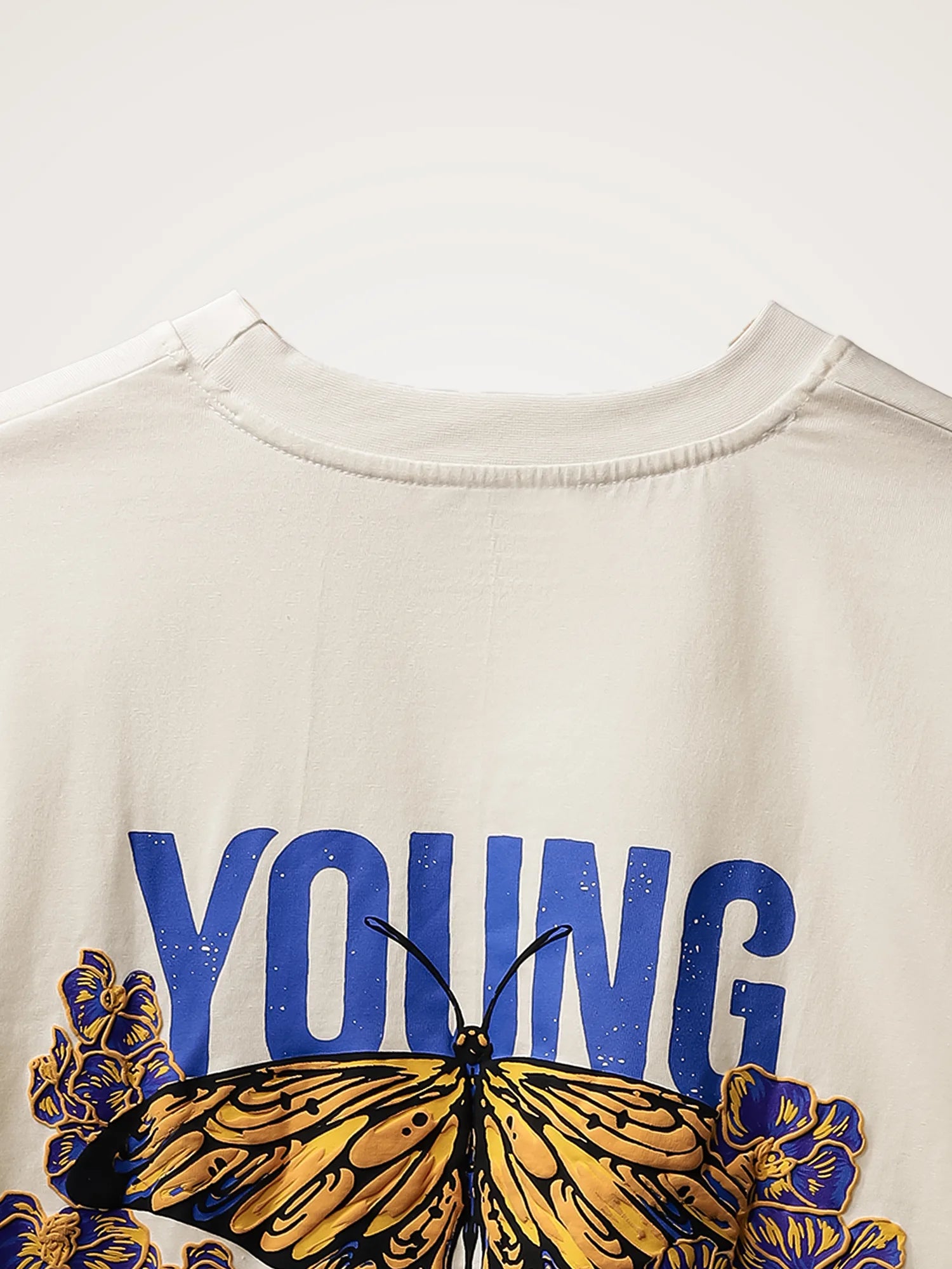 Off White Rise & Bloom – Oversized Unisex T Shirt