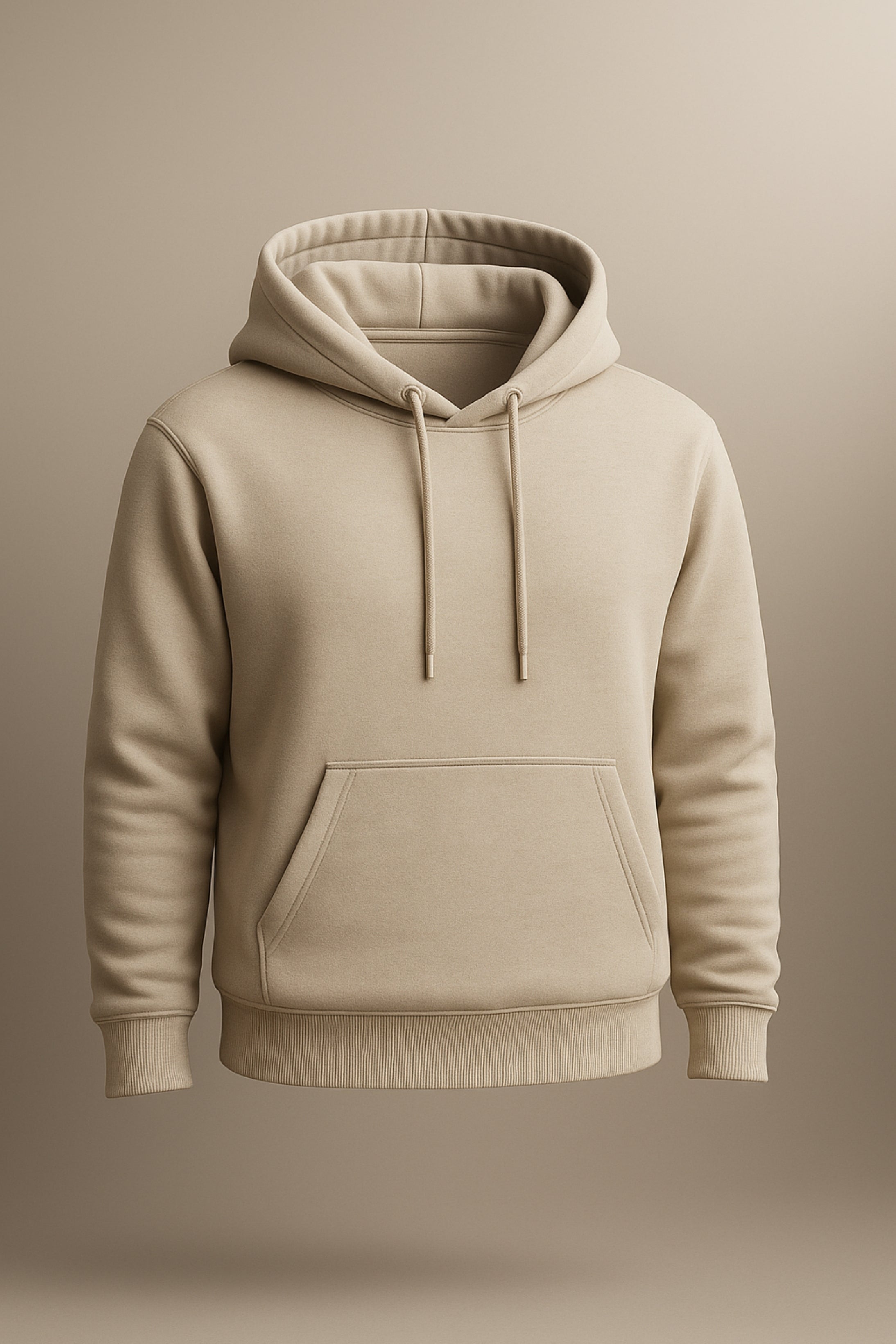 Beige Unisex Hoodie