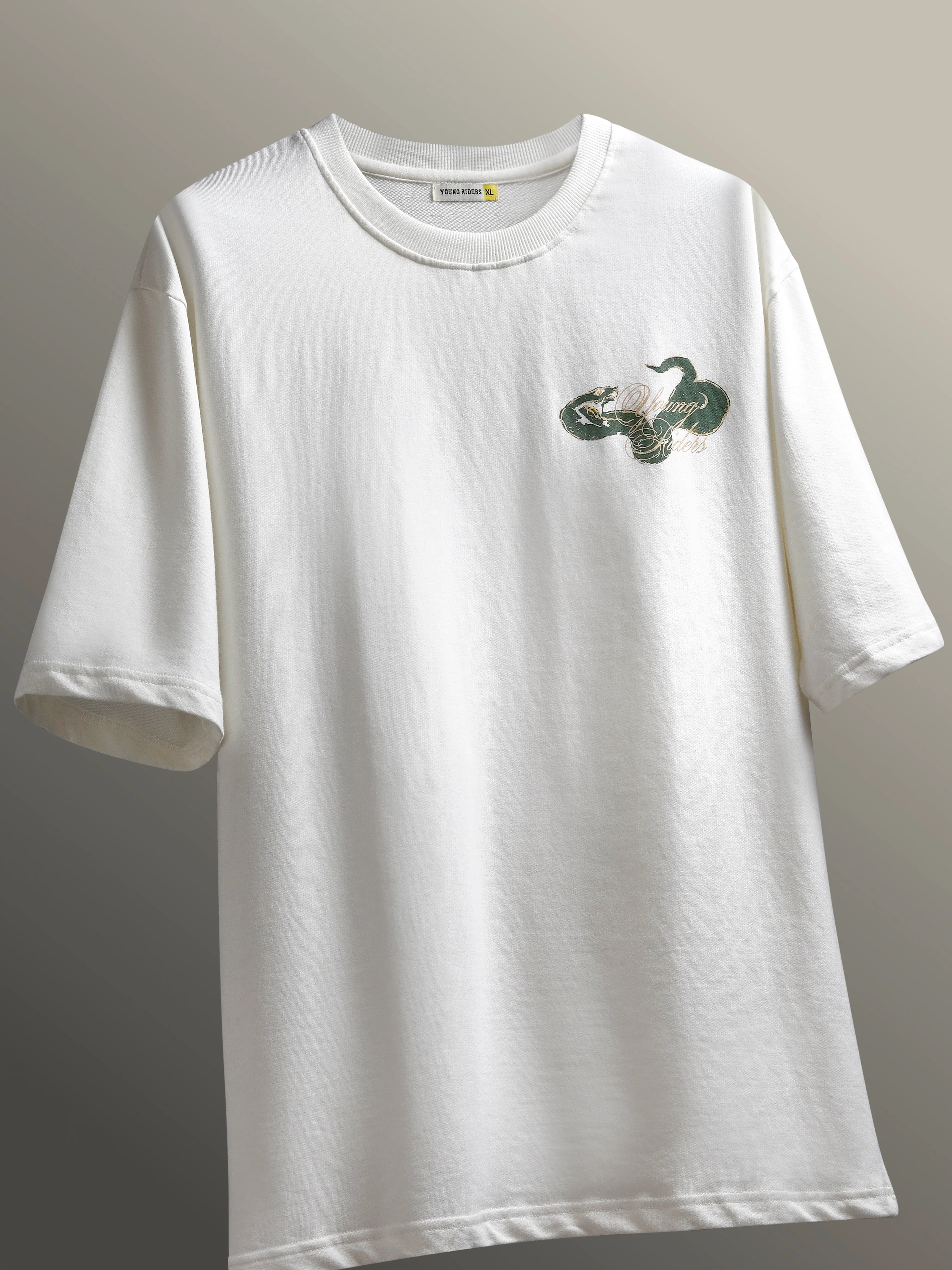 White Fangs Don’t Flinch – Oversized Unisex T Shirt