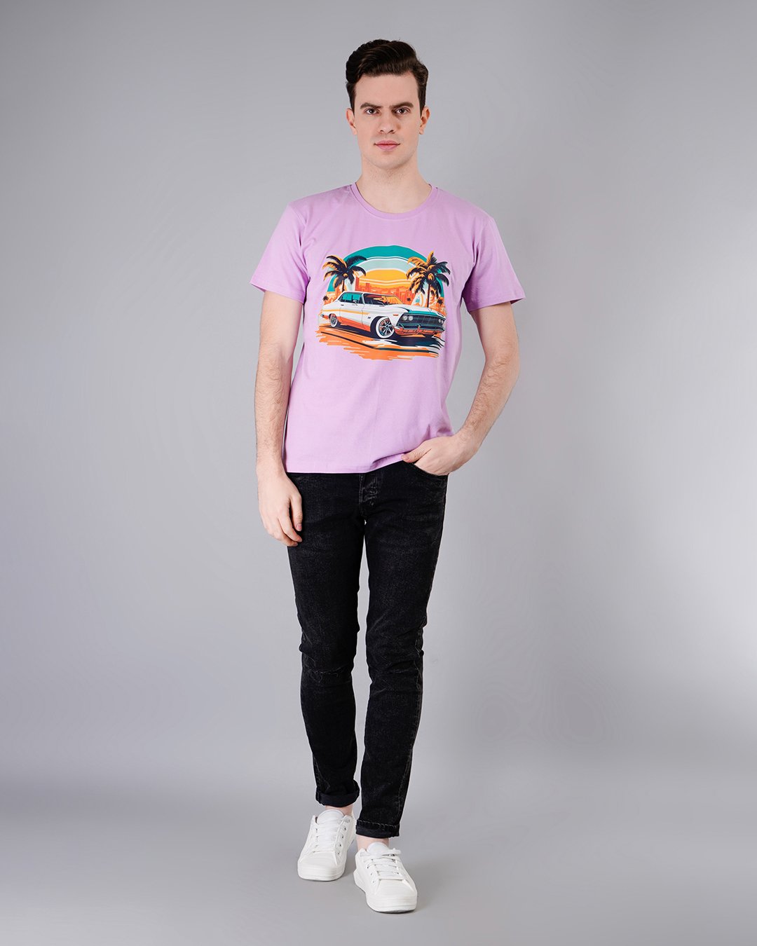 Classic Car Printed T-Shirt