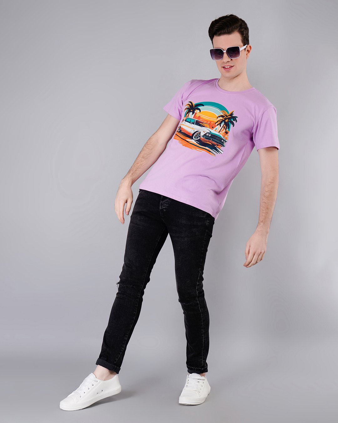 Classic Car Printed T-Shirt