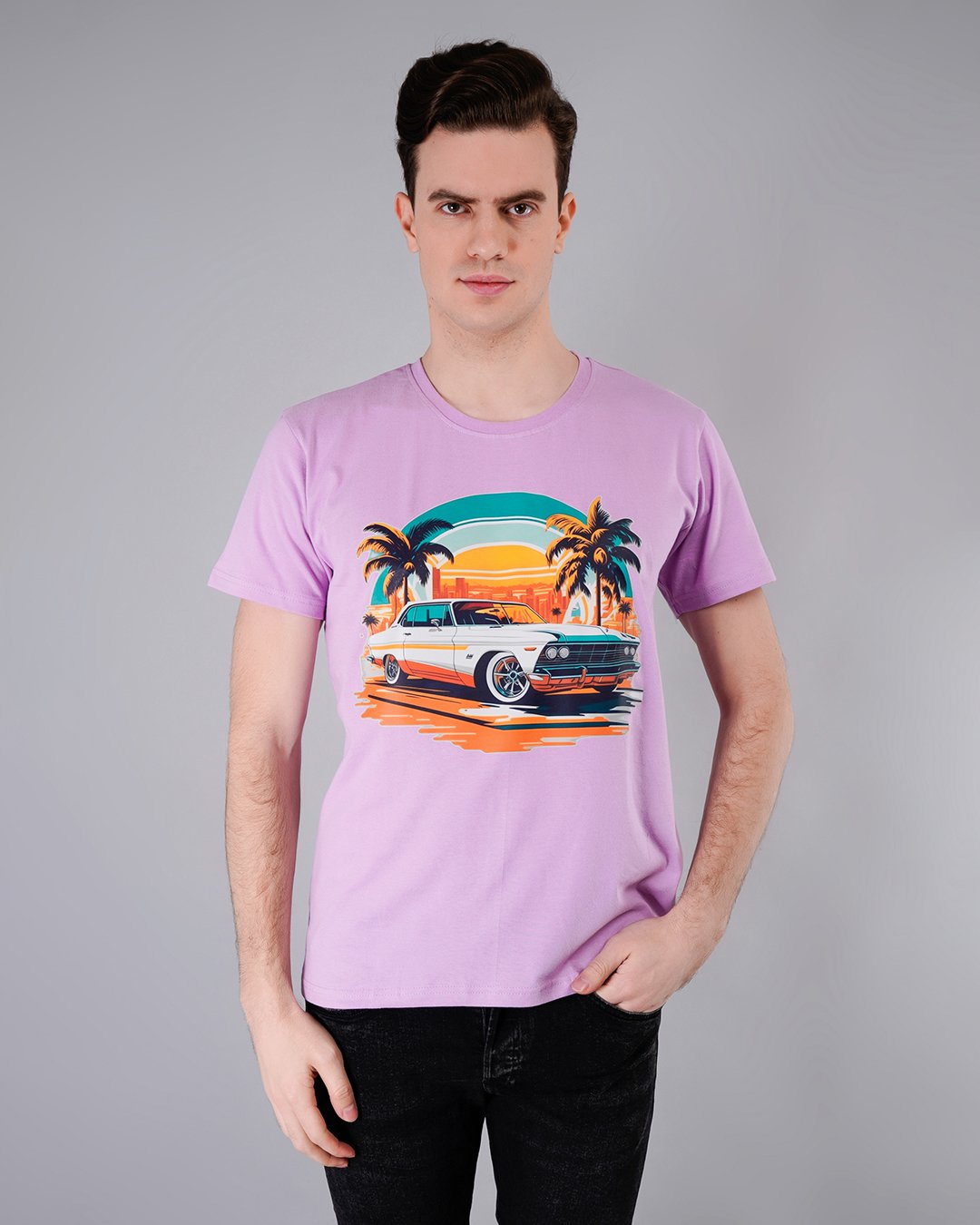 Classic Car Printed T-Shirt