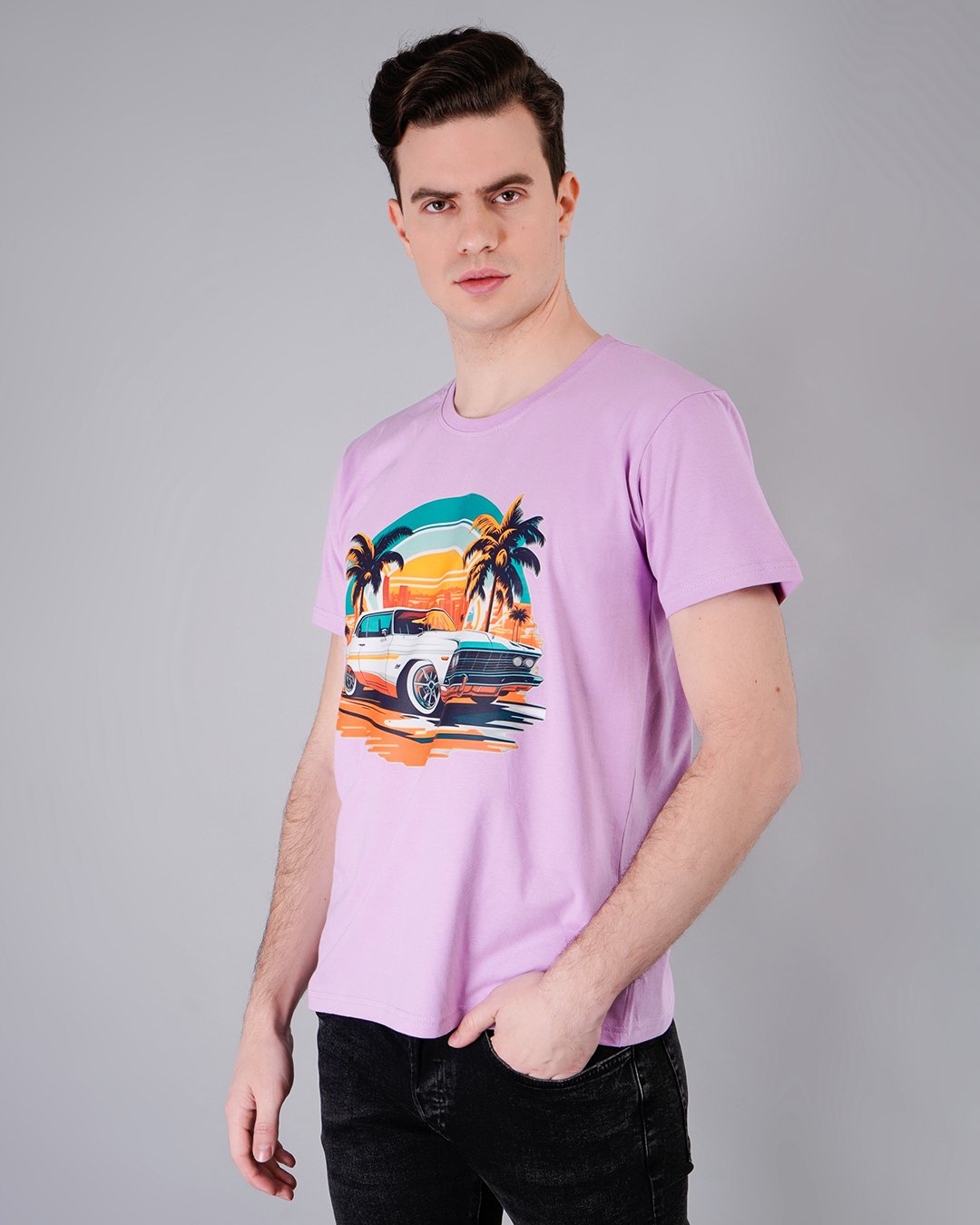 Classic Car Printed T-Shirt