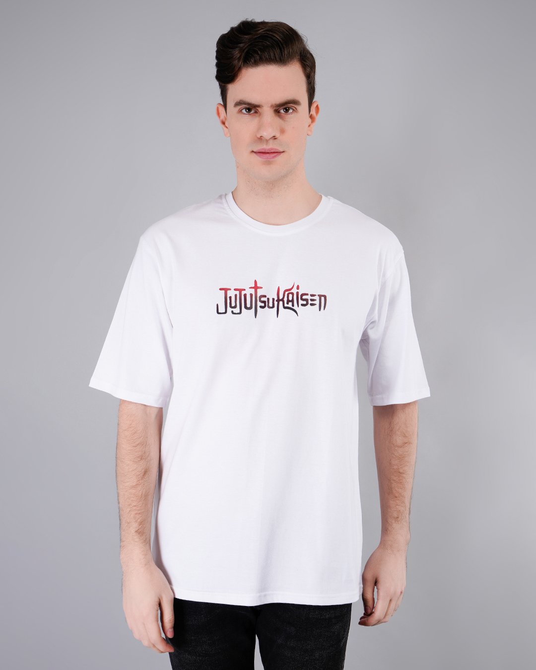 Jujutsu Kaisen Anime Printed Oversize T-Shirt