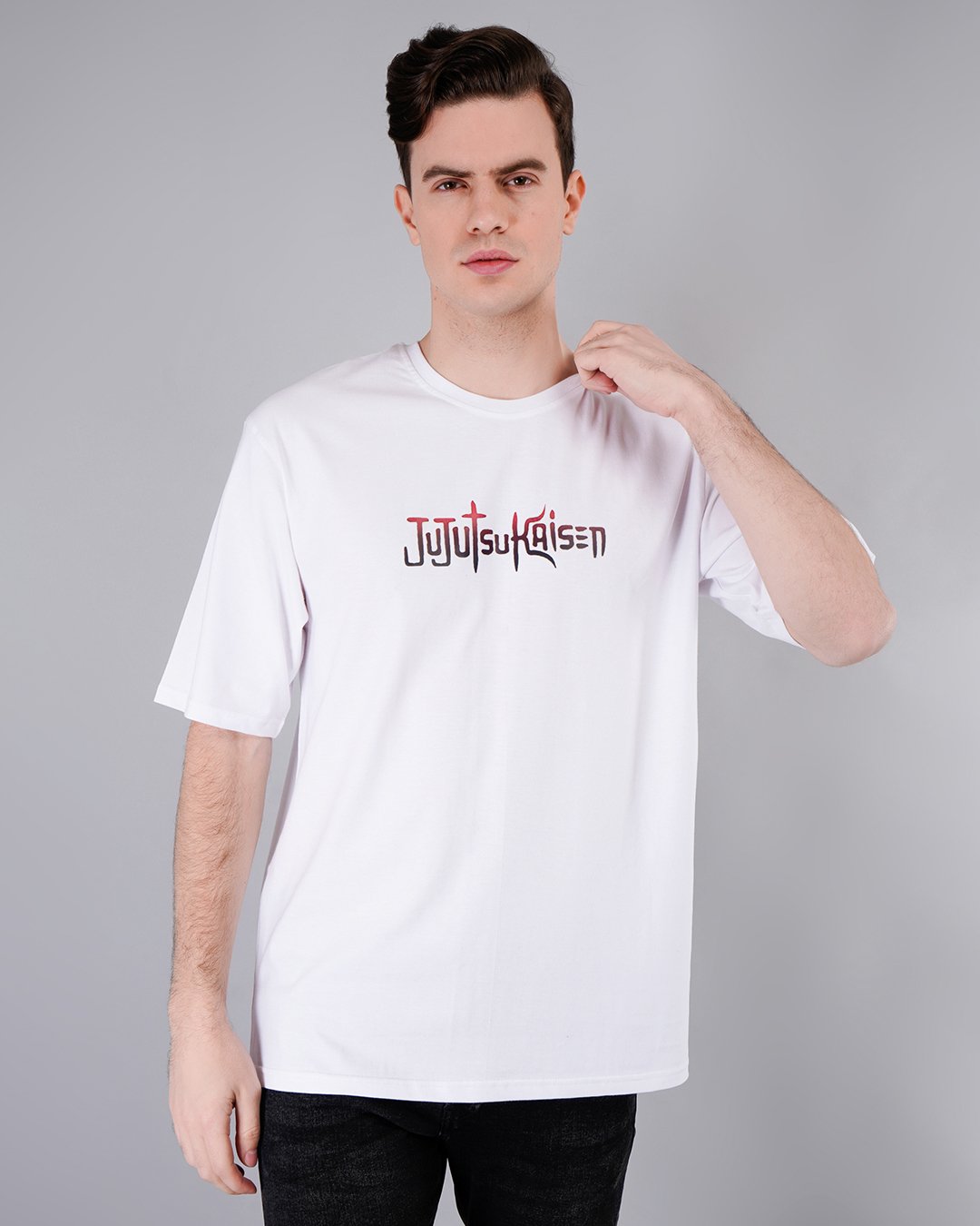 Jujutsu Kaisen Anime Printed Oversize T-Shirt