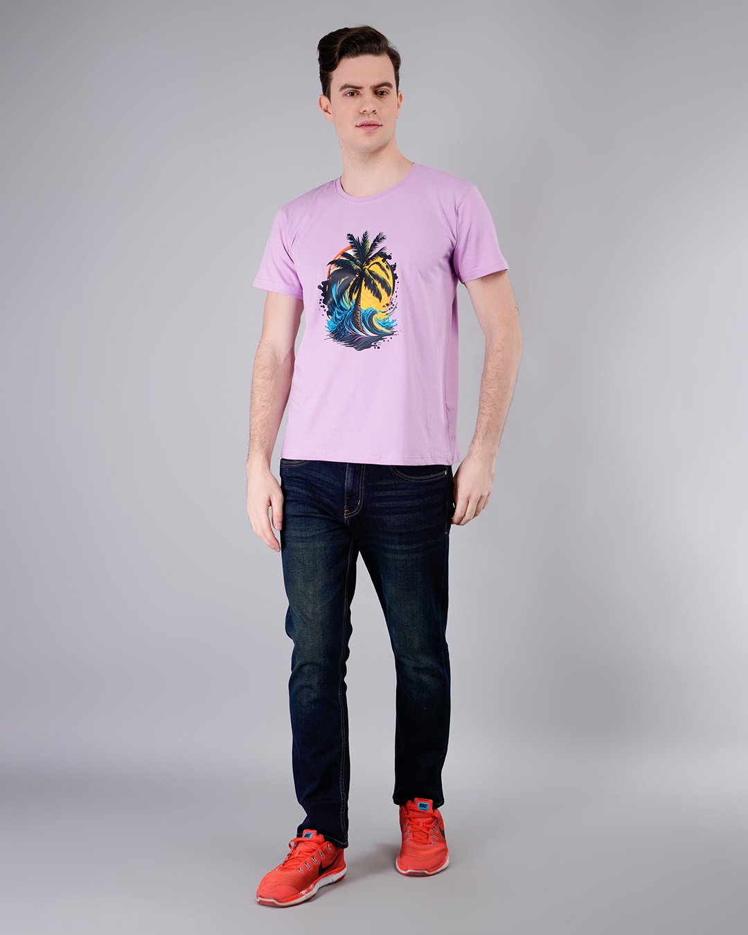 Beach Vibe Printed T-Shirt