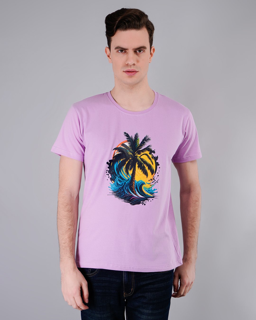 Beach Vibe Printed T-Shirt