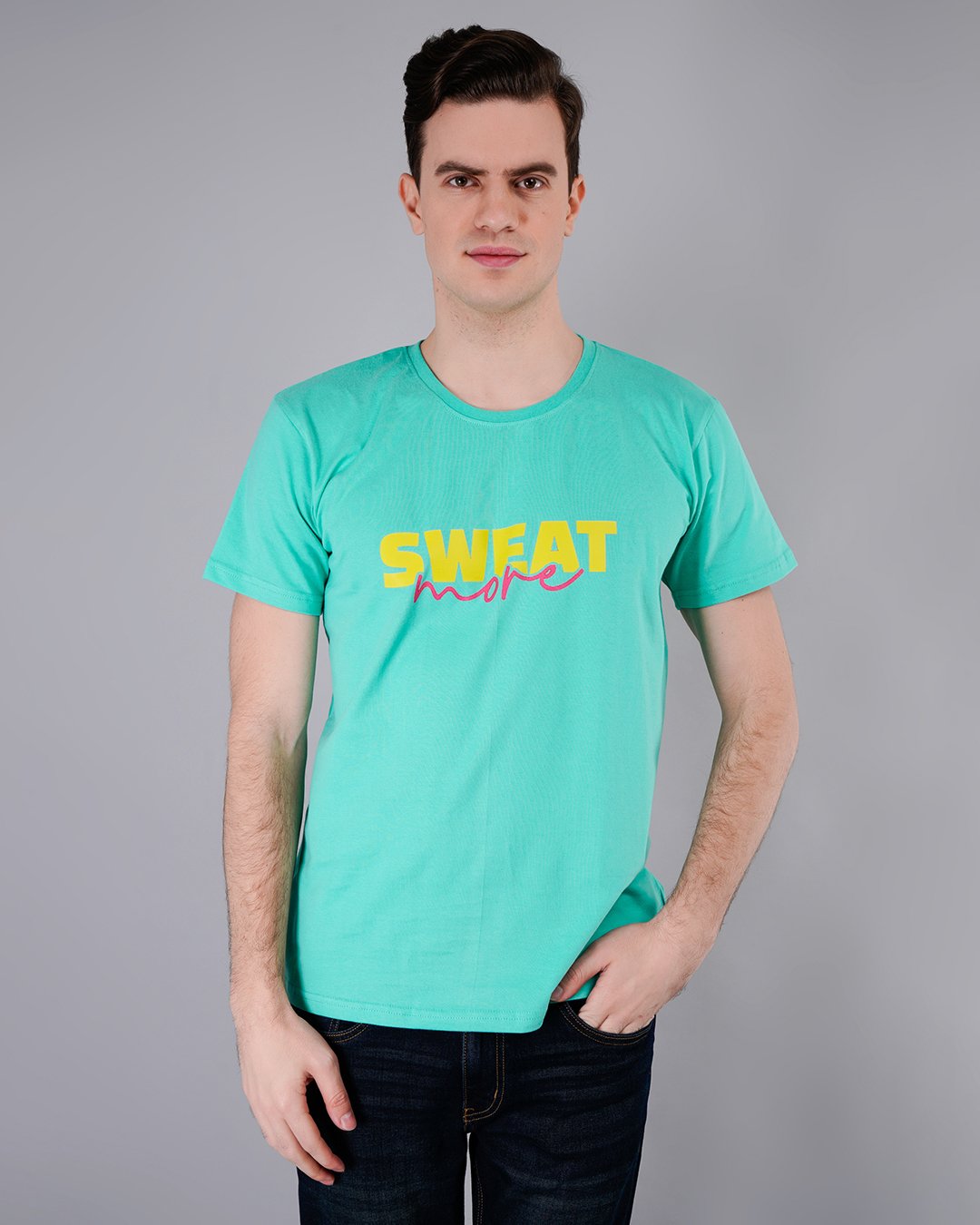 Sweat More Printed T-Shirt