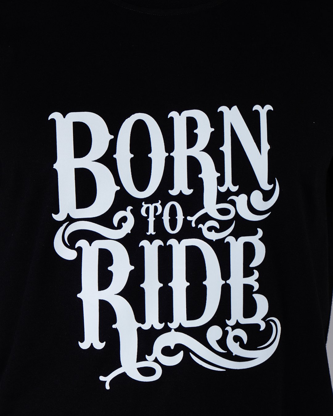 Born To Ride Printed T-Shirt-2