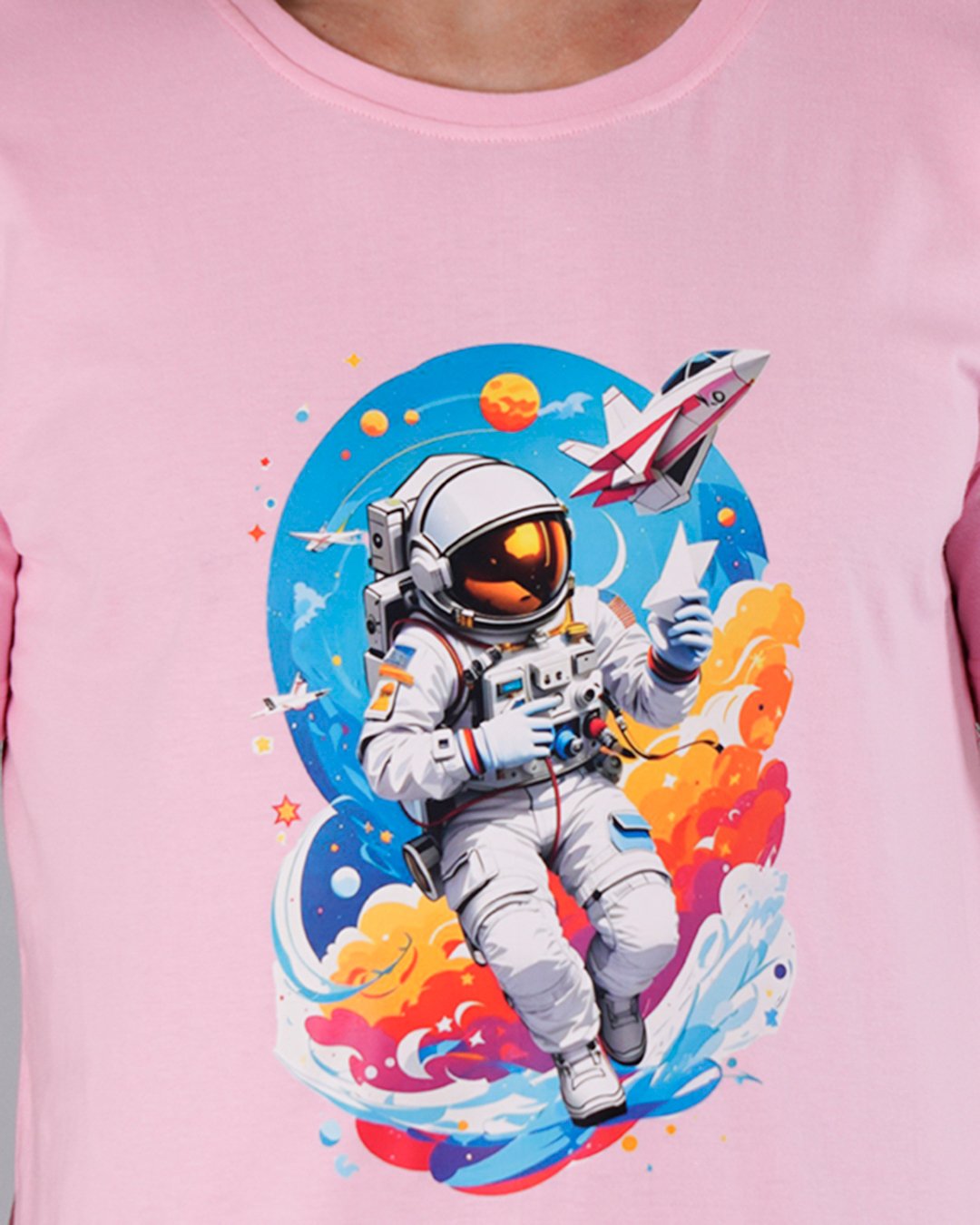 Astronaut Design Printed t-Shirt