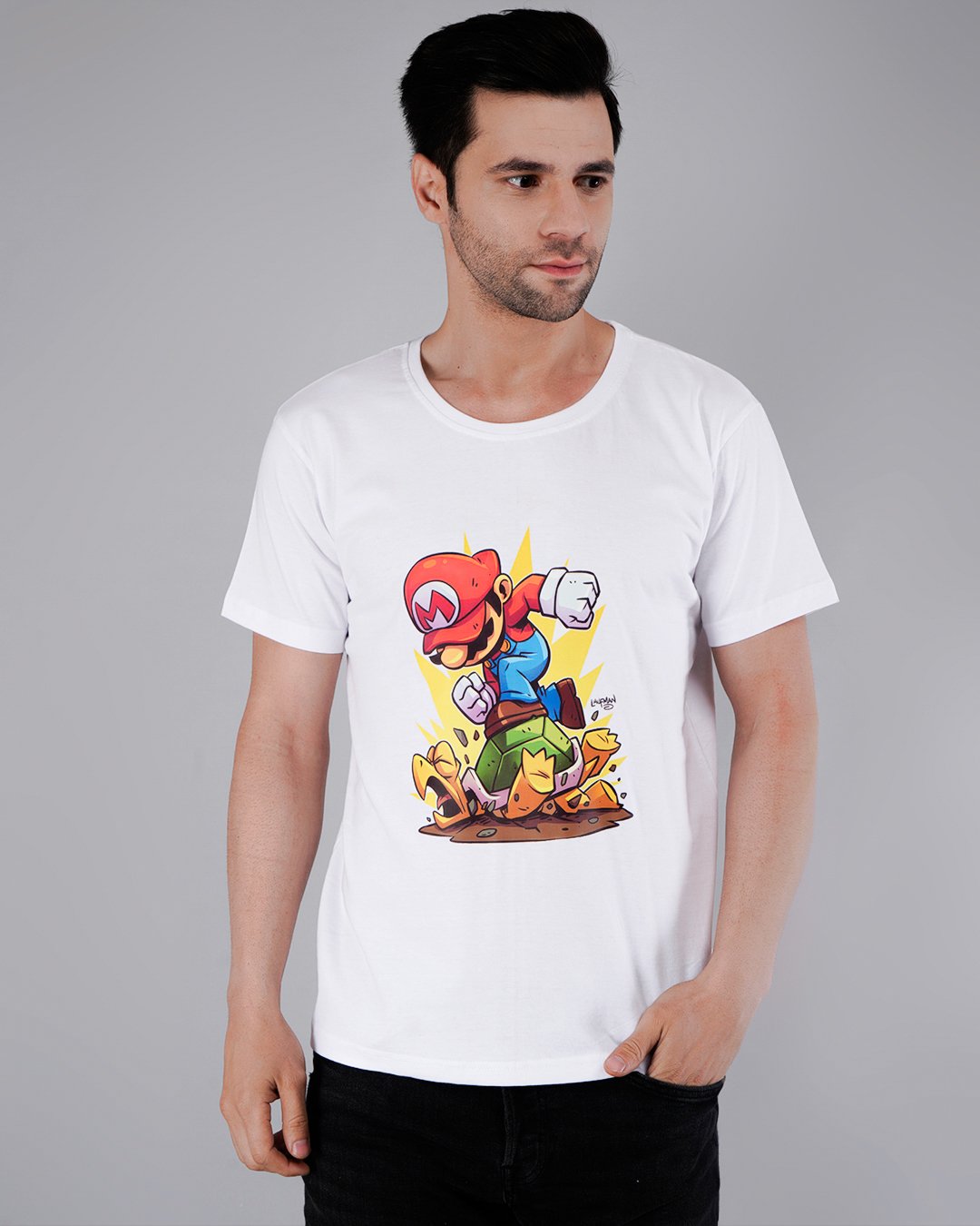 Mario Adventure Printed T-Shirt