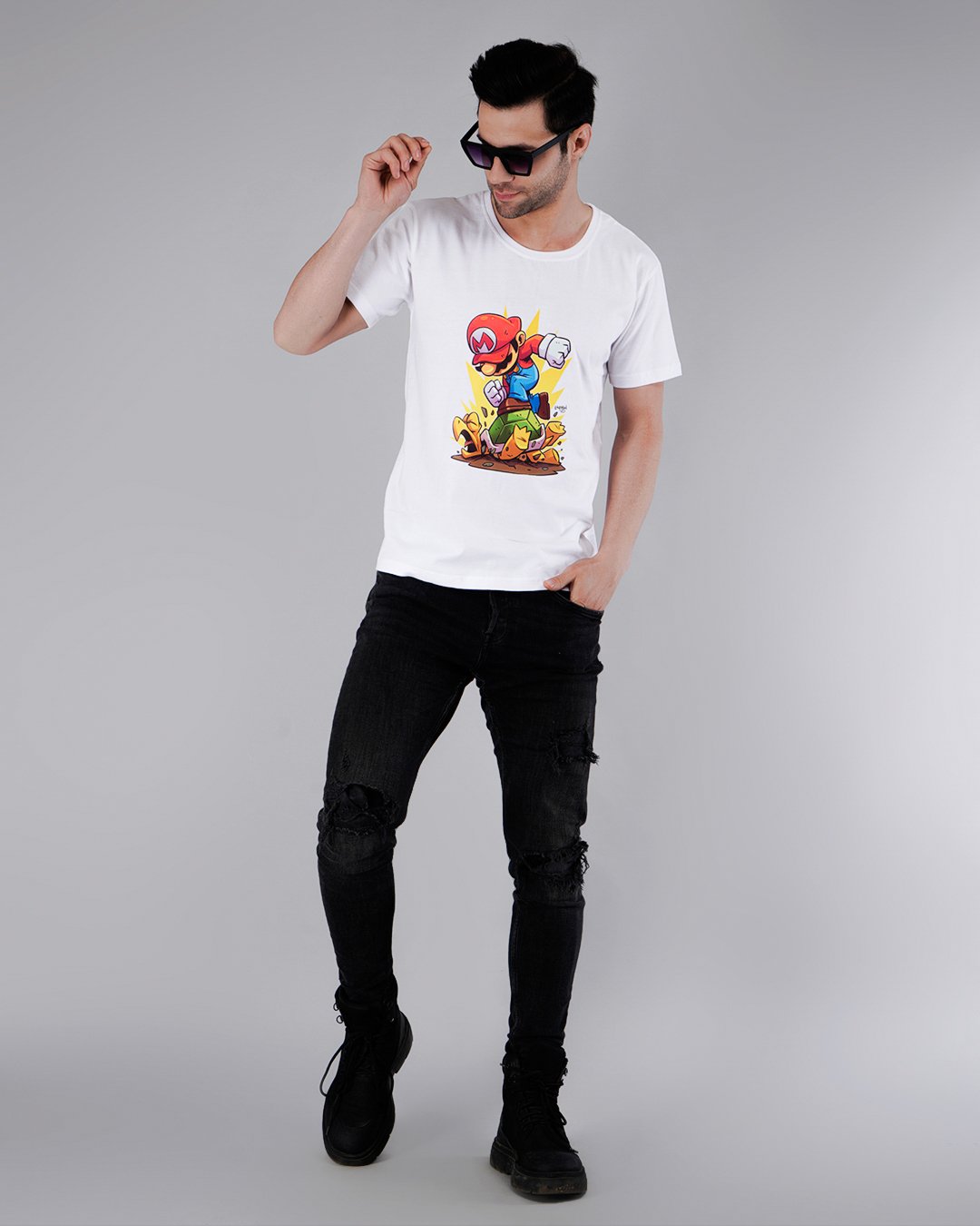 Mario Adventure Printed T-Shirt