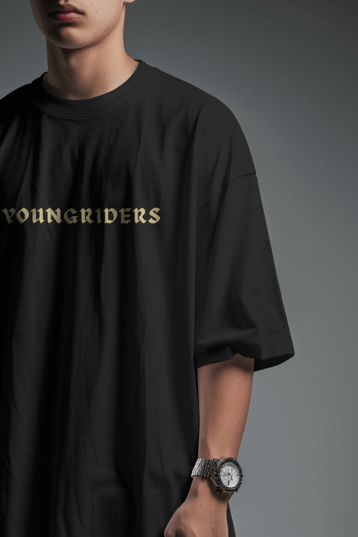 Till Death Oversized Printed  T-shirt
