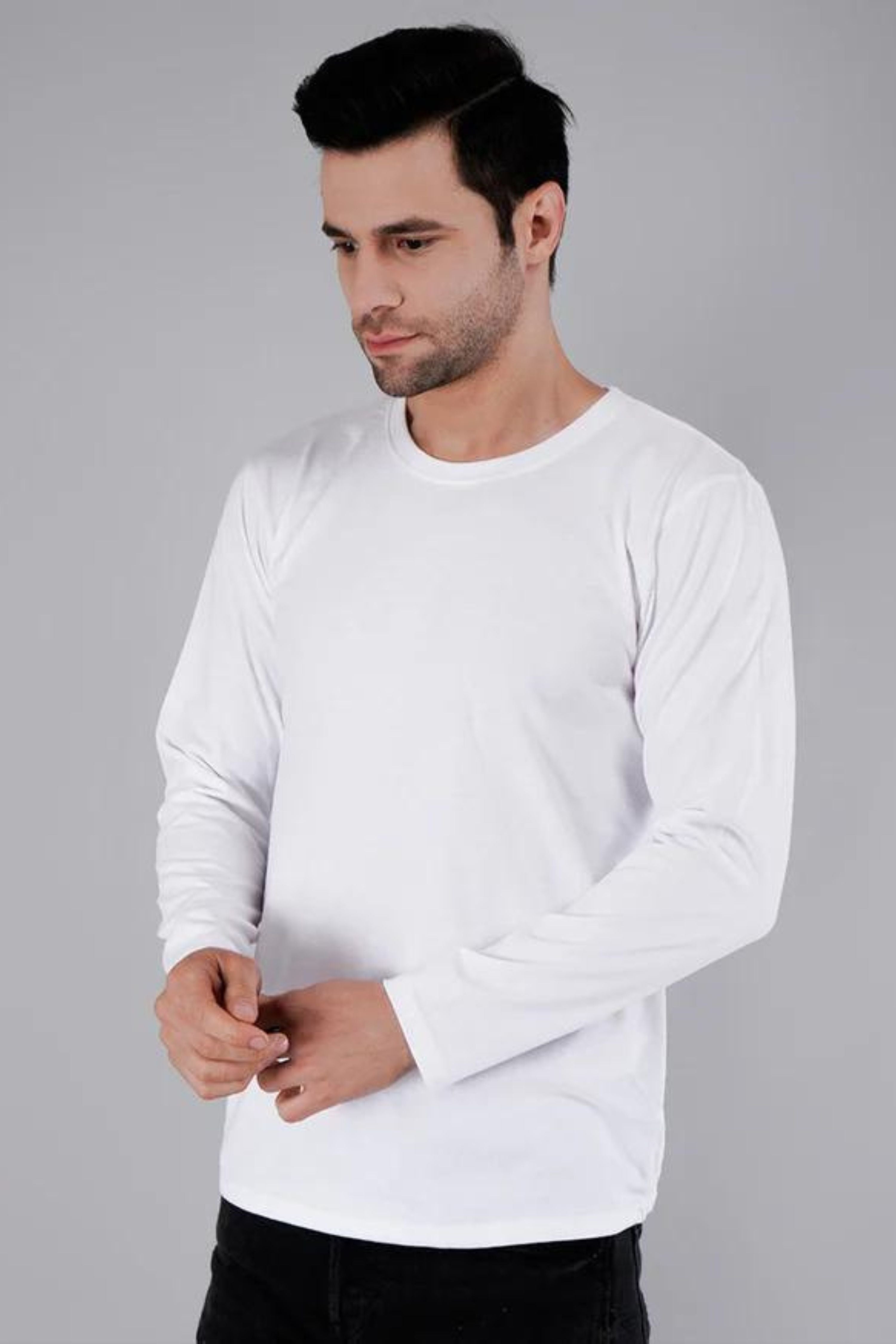 White Plain T-Shirt-2