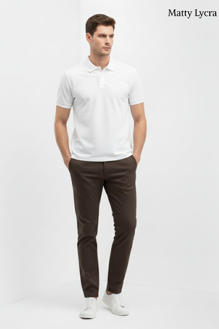 White Polo T-shirt for Men