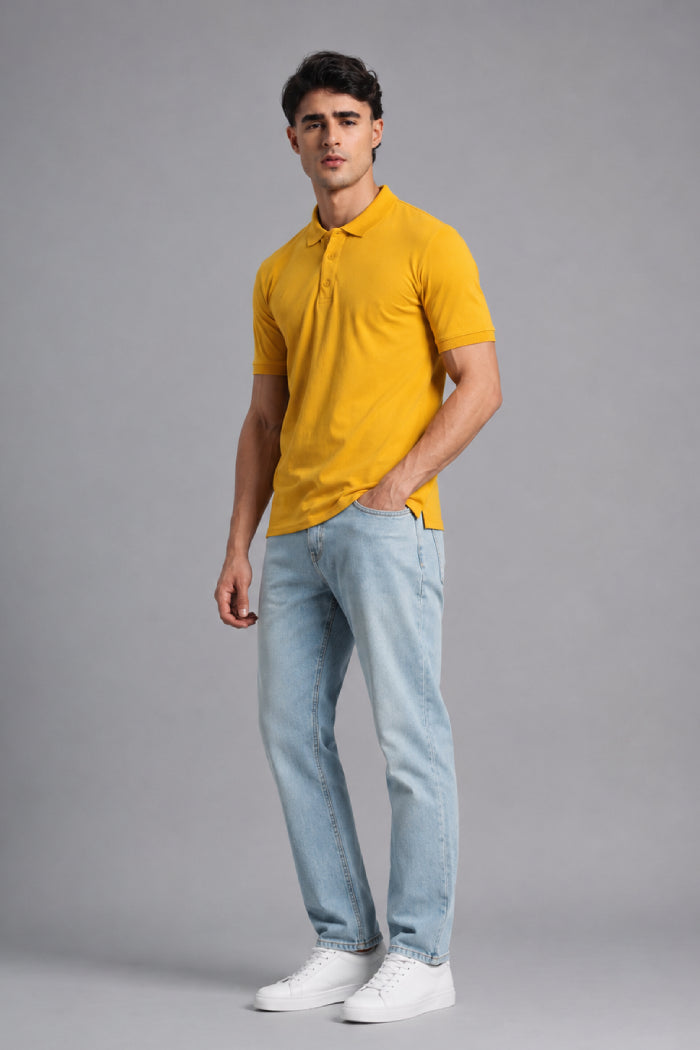 Yellow Polo T-Shirt