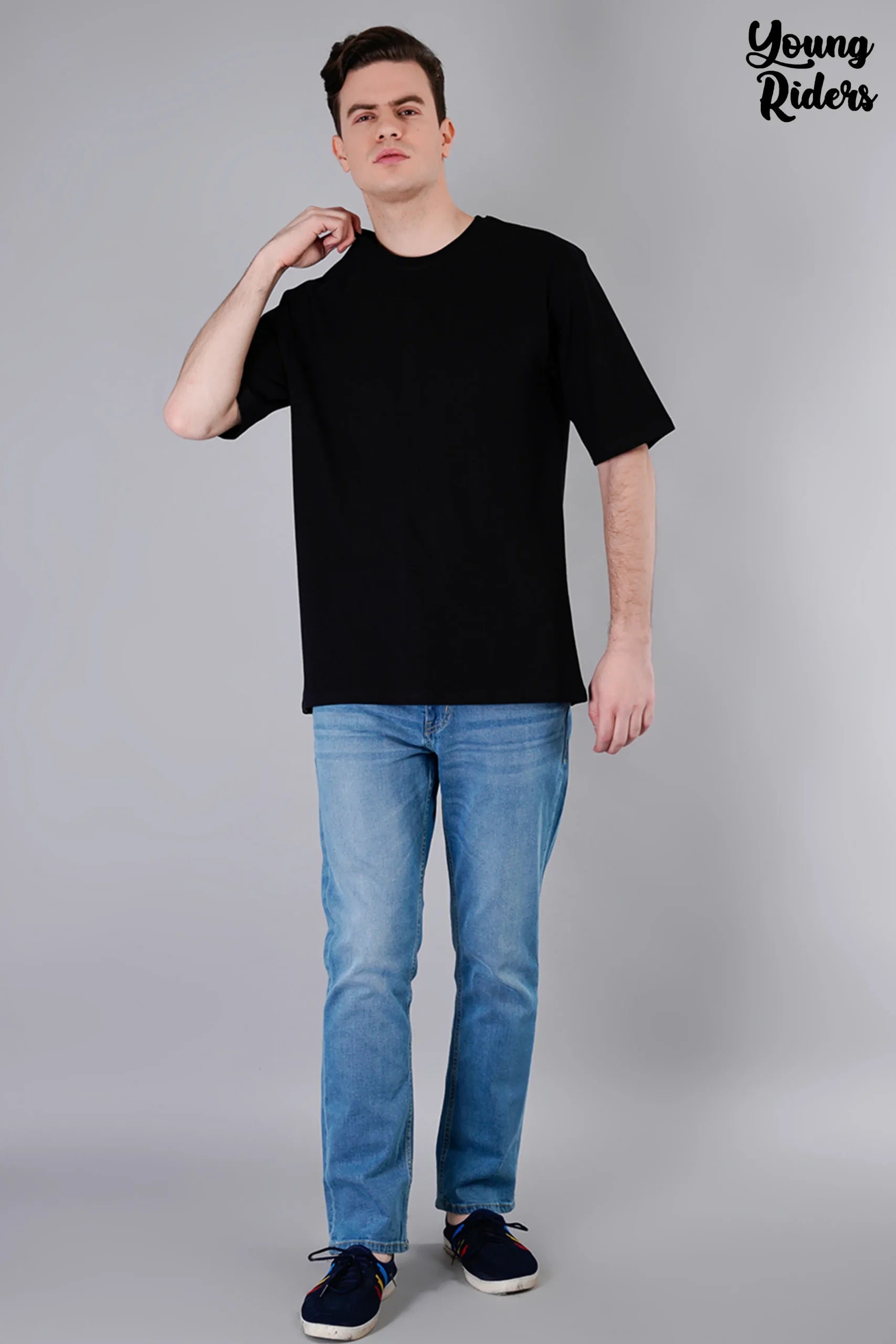 Black Oversize T-Shirt-1