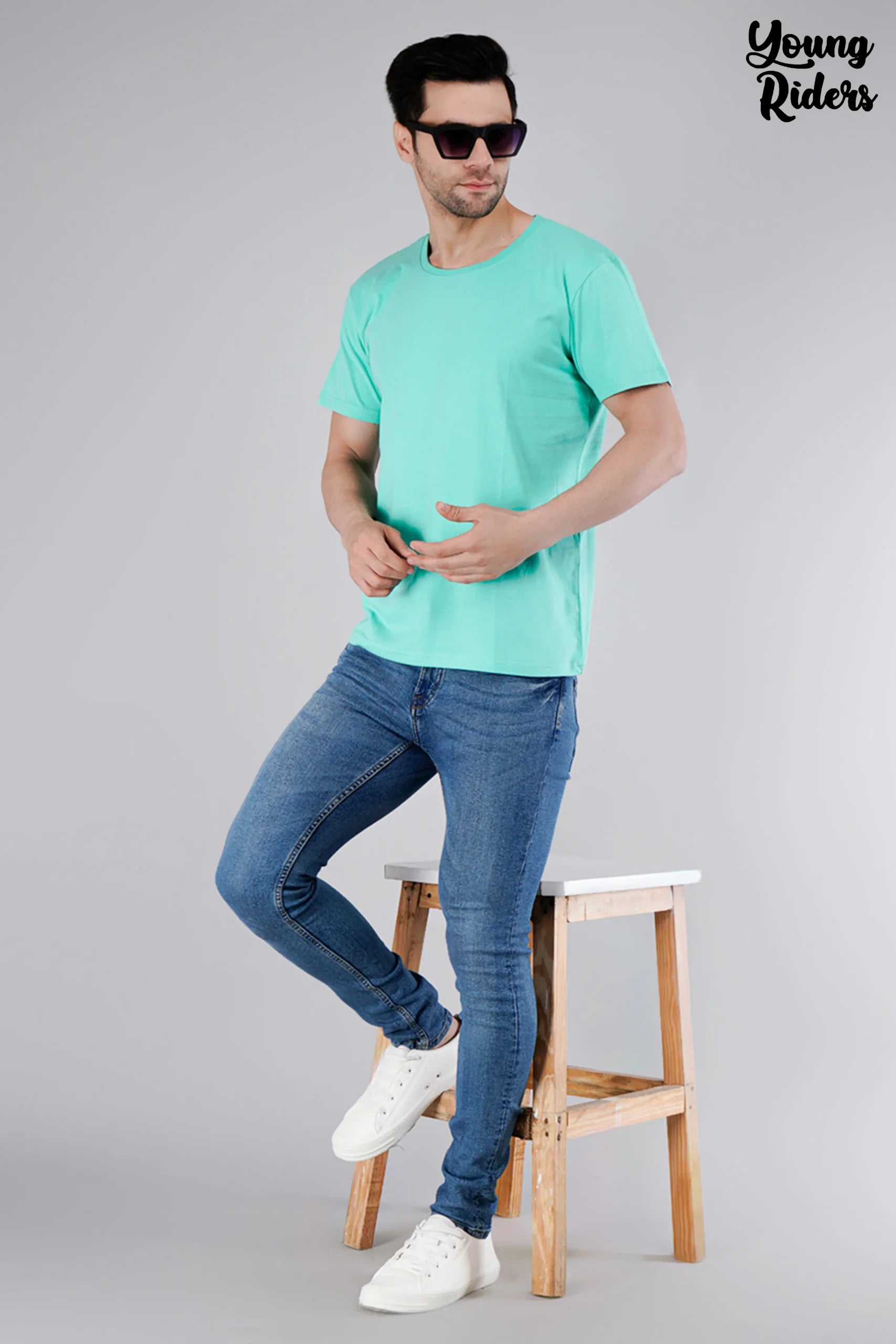 Tiffany Blue Plain T-Shirt