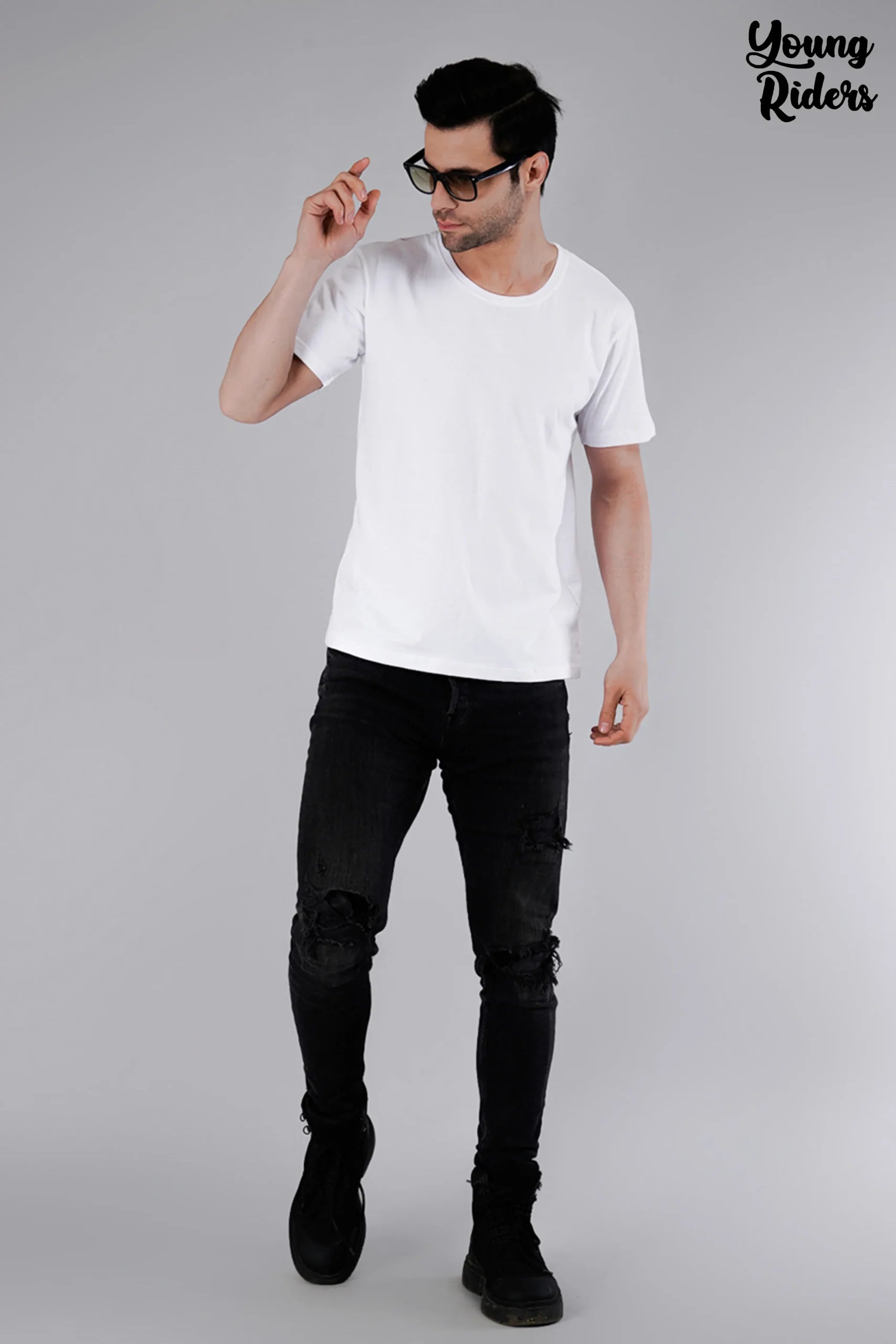 White Plain T-Shirt-1