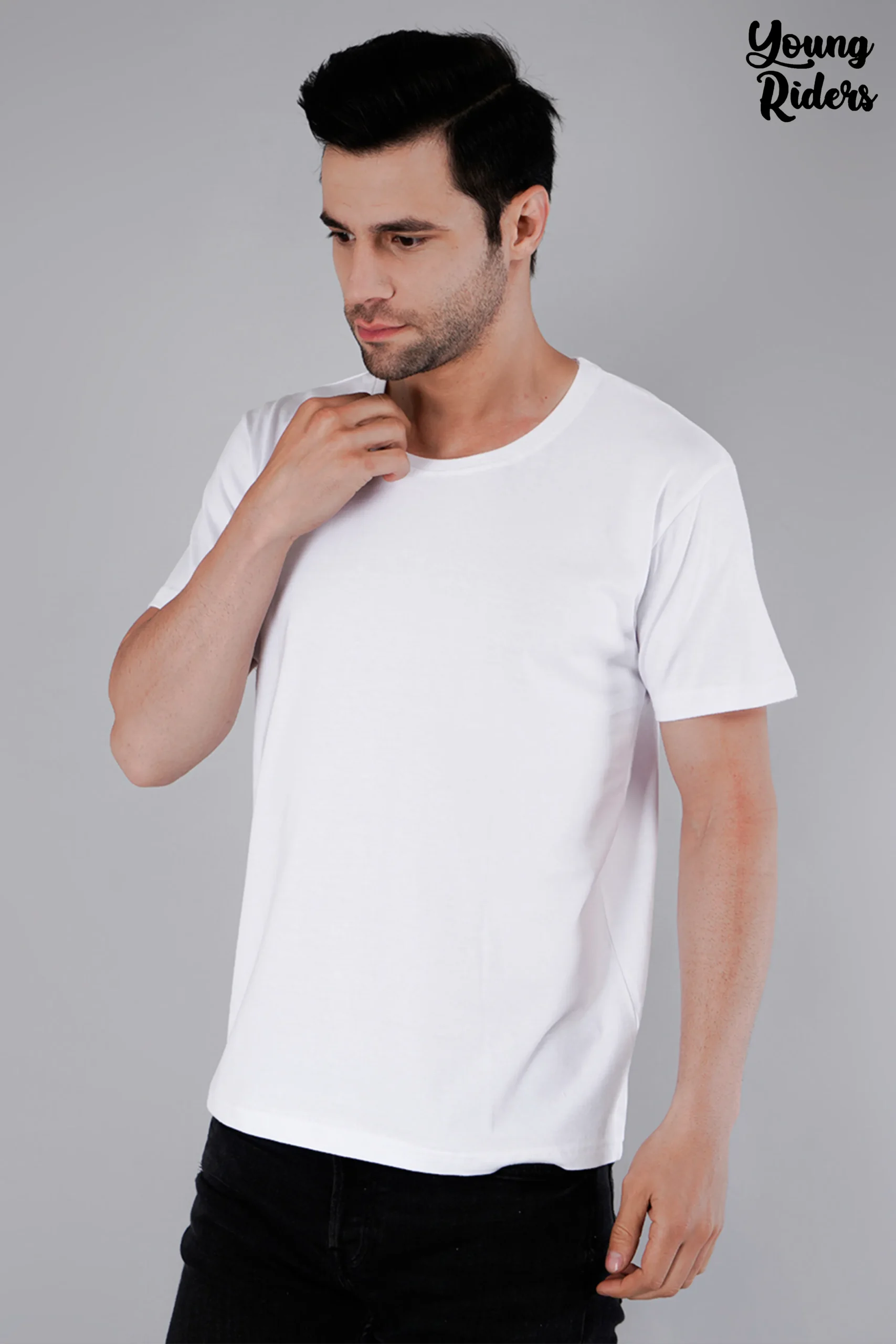 White Plain T-Shirt-1