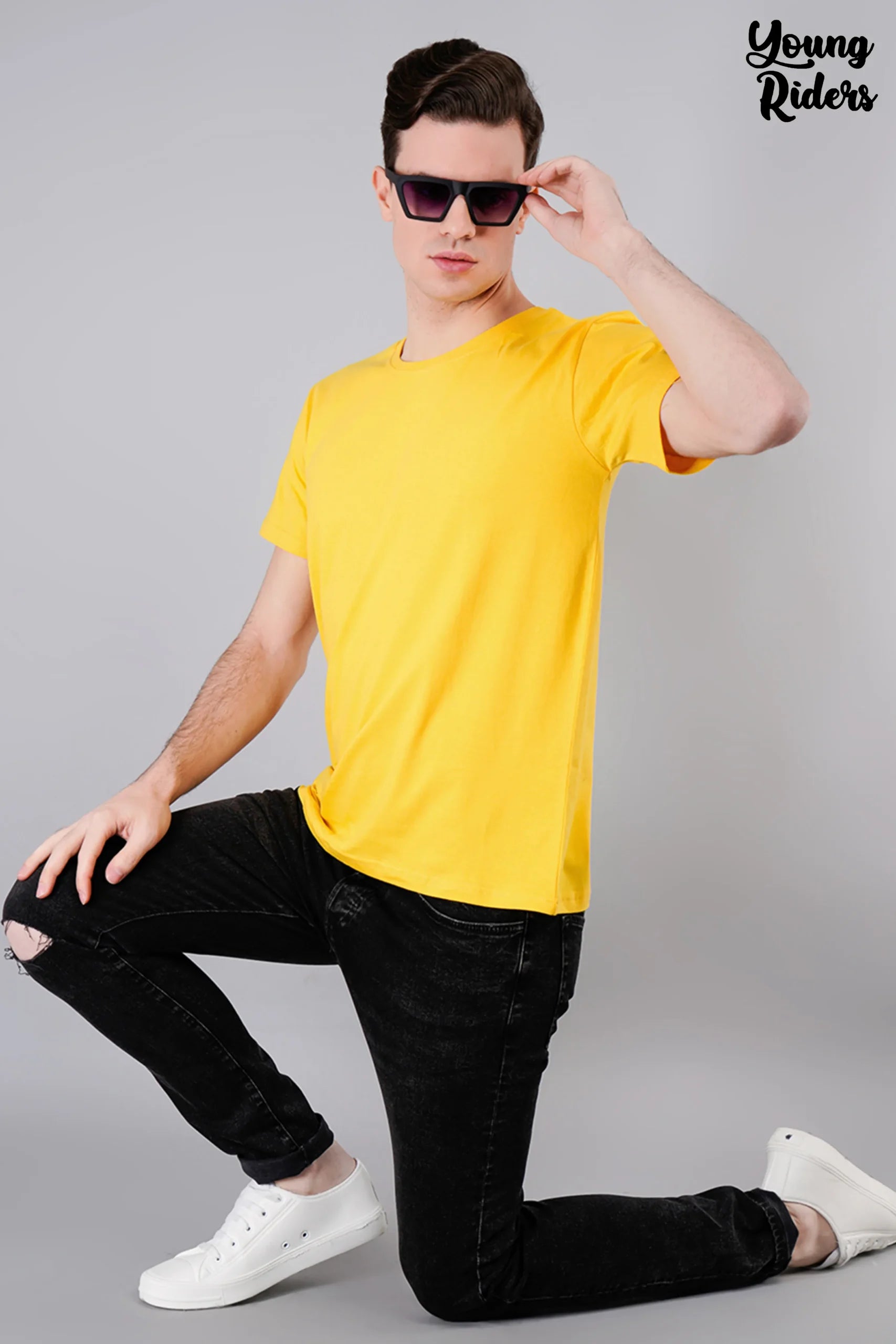 Yellow Plain T-Shirts