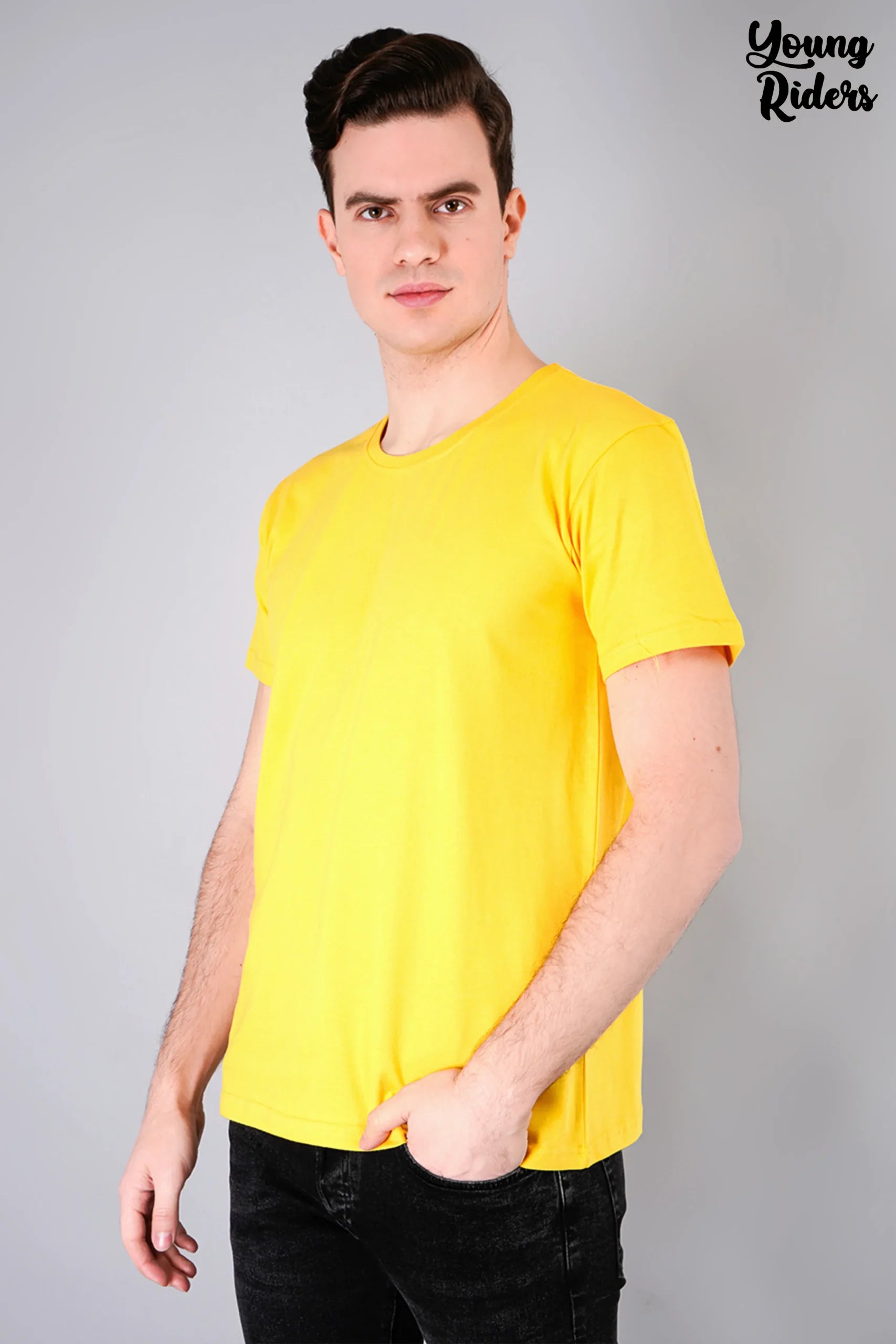 Yellow Plain T-Shirts